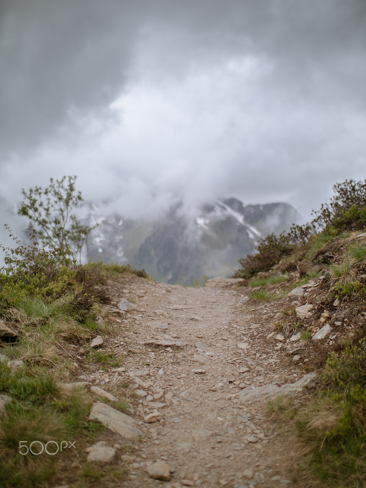 Olympus PEN-F sample photo. Mountain trail photography