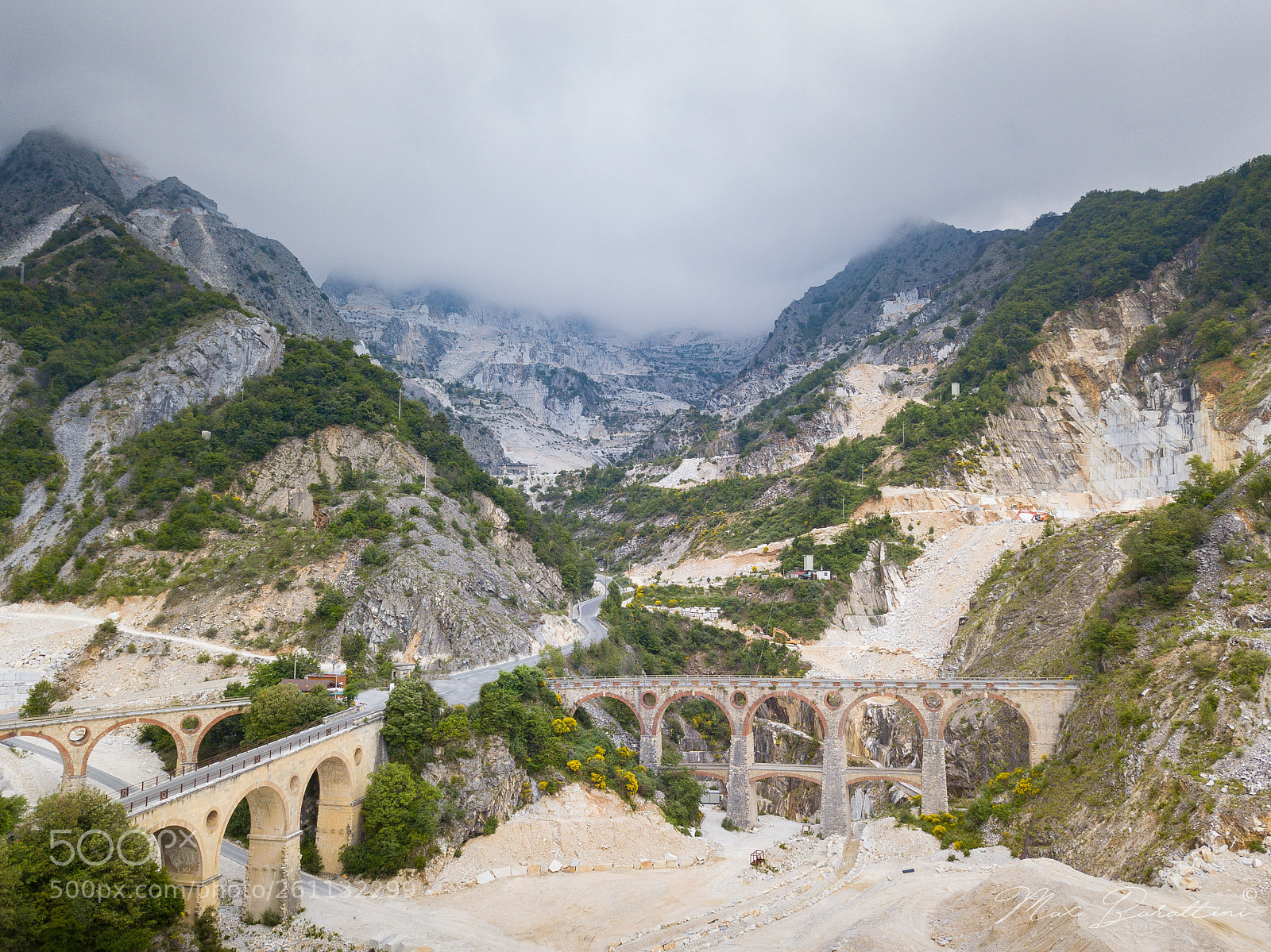 DJI FC220 sample photo. Bridges in carrara photography