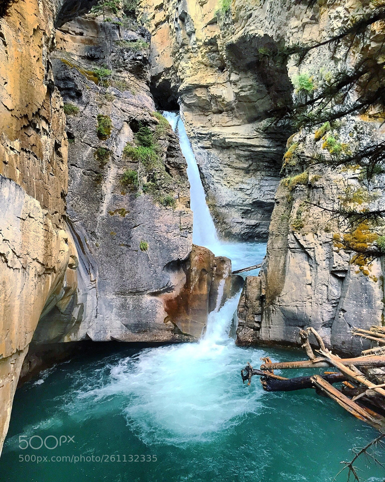 Apple iPhone 6 sample photo. Canyon waterfall photography