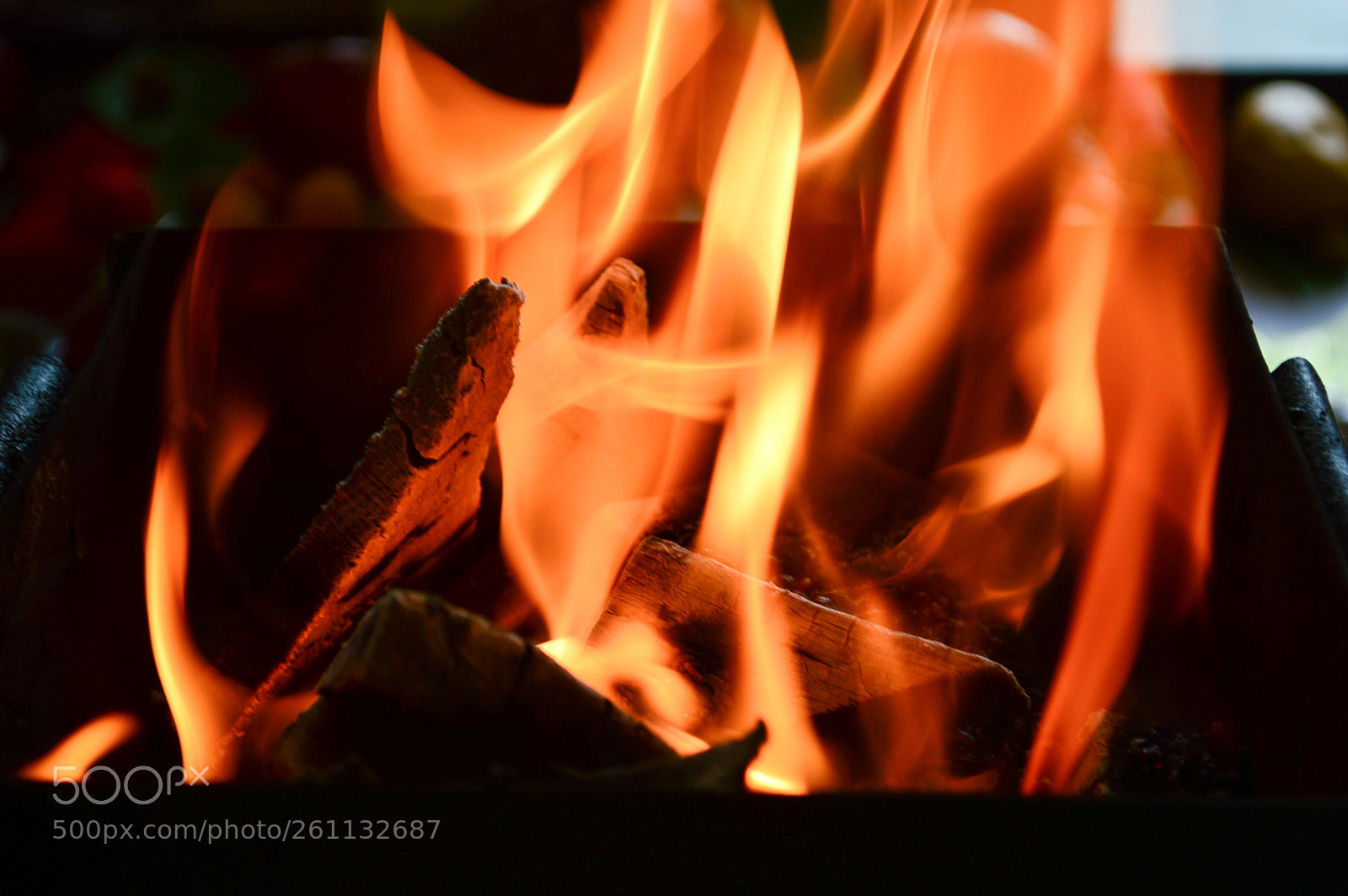 Nikon D3200 sample photo. Flames photography