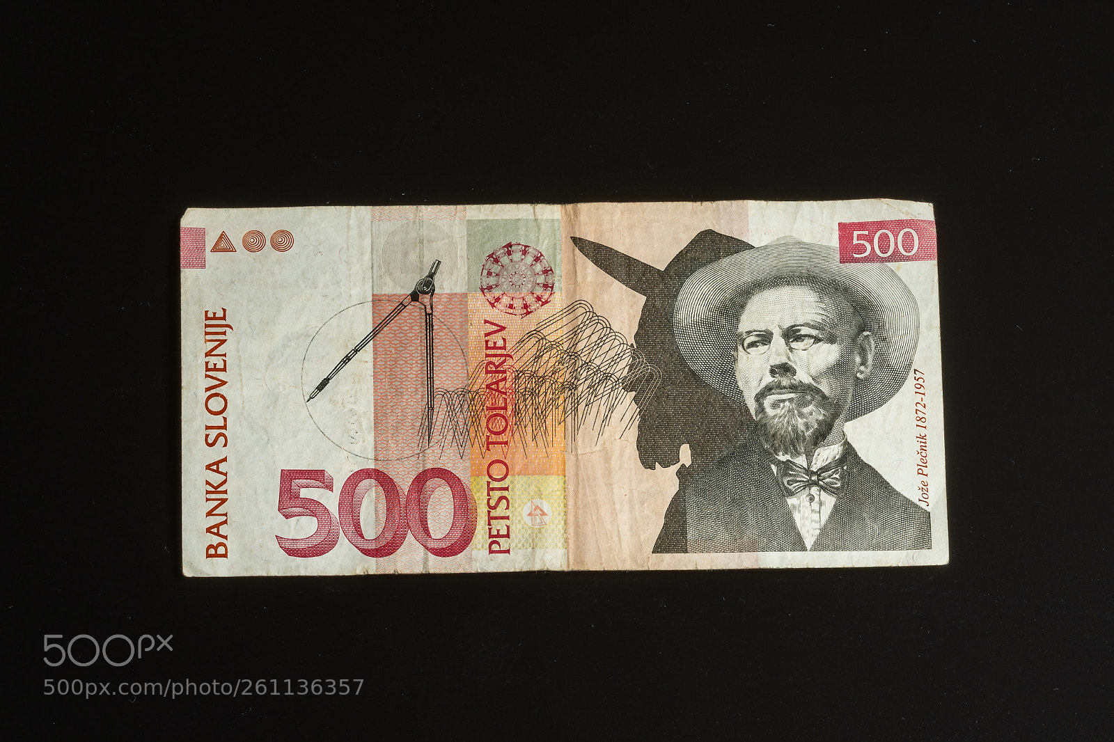 Nikon D850 sample photo. 500 tolar bill of photography