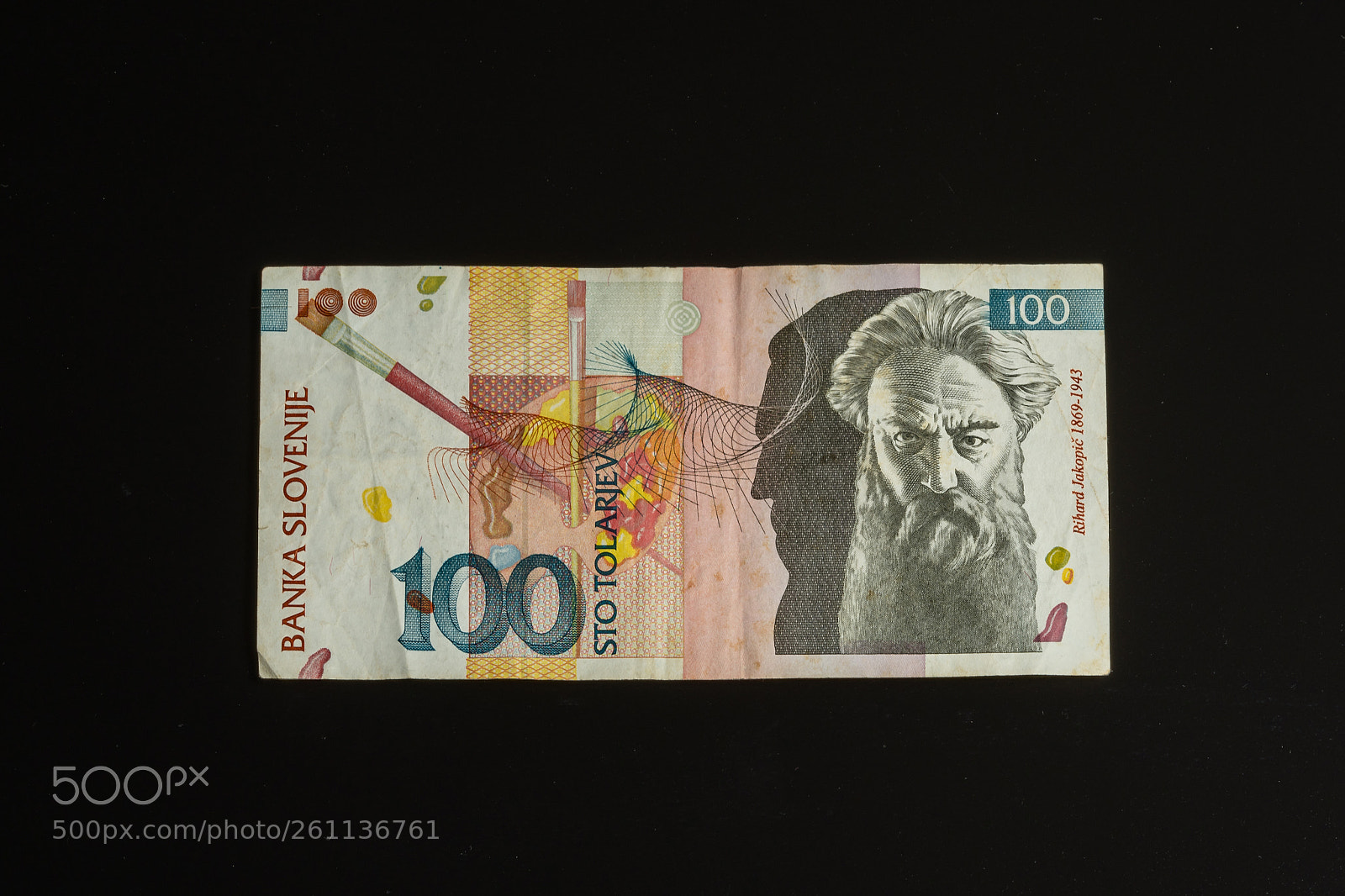 Nikon D850 sample photo. 100 tolar bill of photography