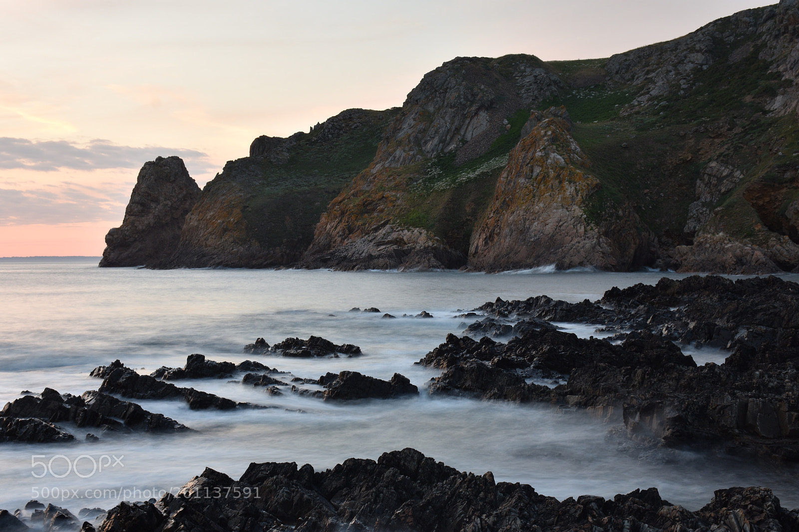 Nikon D3400 sample photo. Les landes cliffs at photography