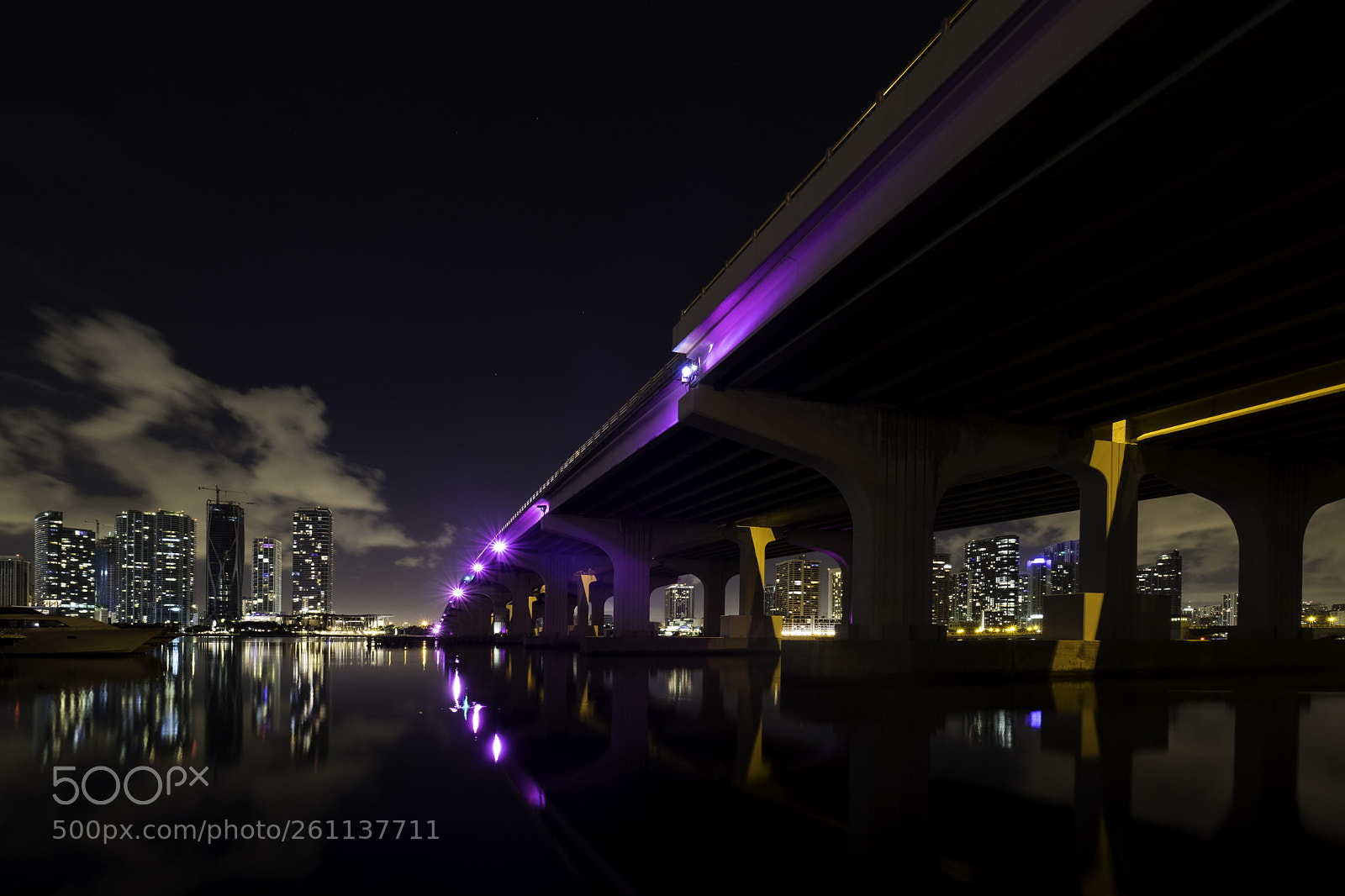 Fujifilm X-T20 sample photo. Miami by night photography