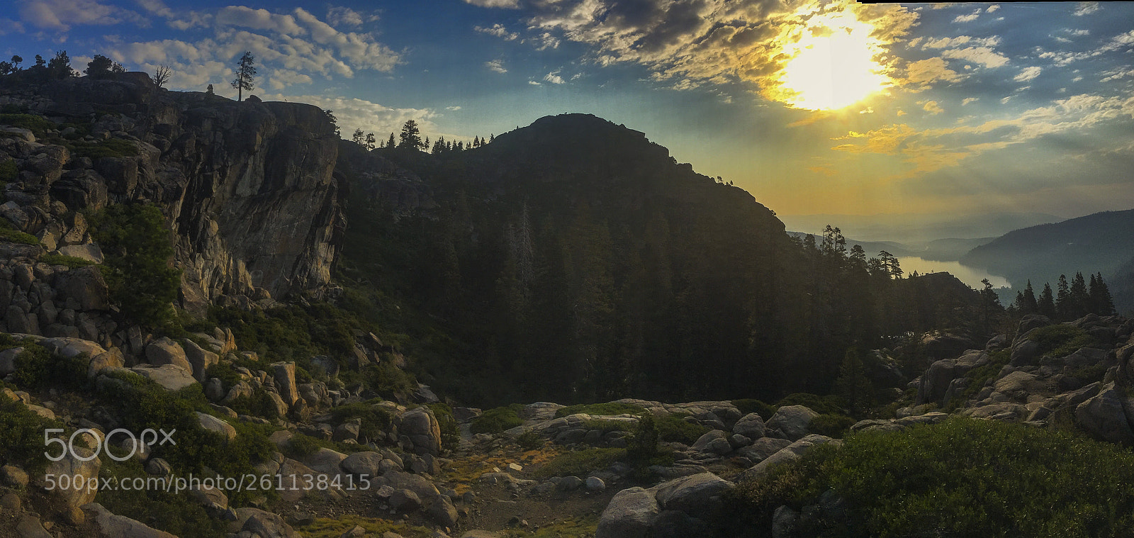 Apple iPhone 6s sample photo. Panoramic view of summit photography
