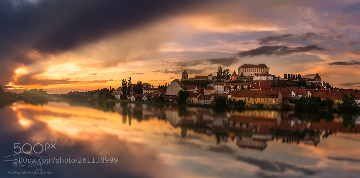 Nikon D810 sample photo. Sunset at ptuj photography
