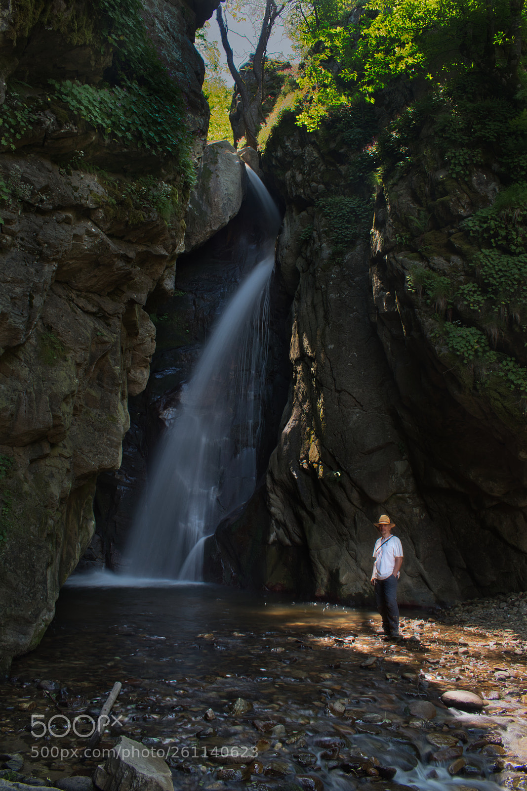Nikon D5600 sample photo. Fotinovo waterfall 1 photography