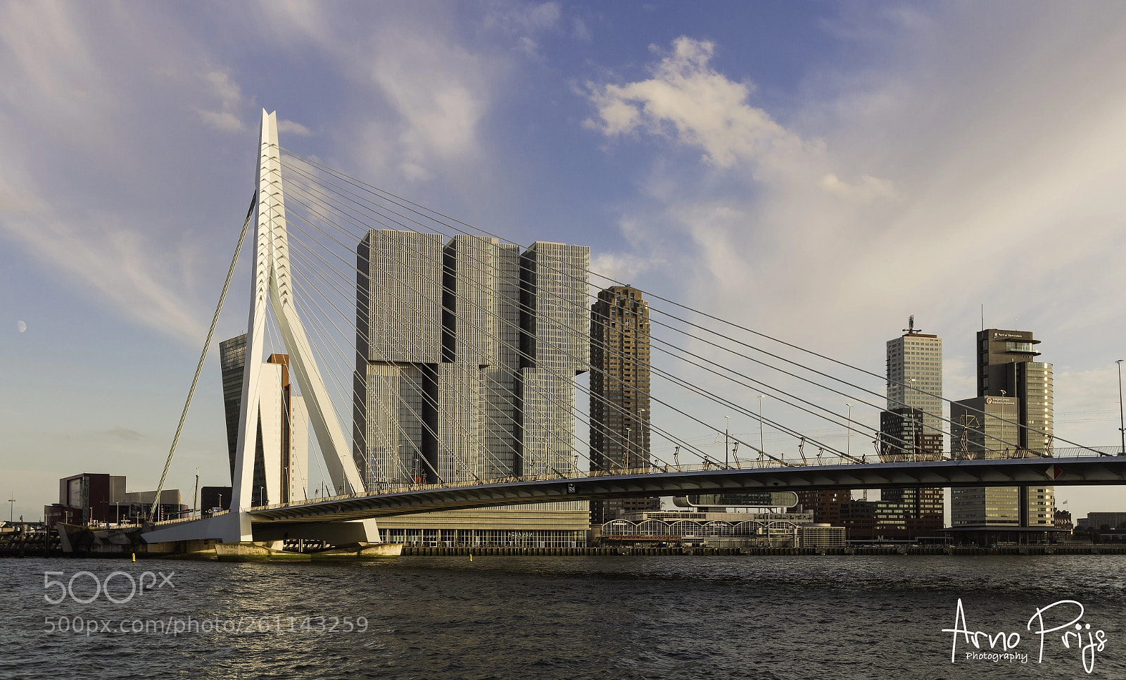 Canon EOS 70D sample photo. Erasmusbrug ondergaande zon  photography