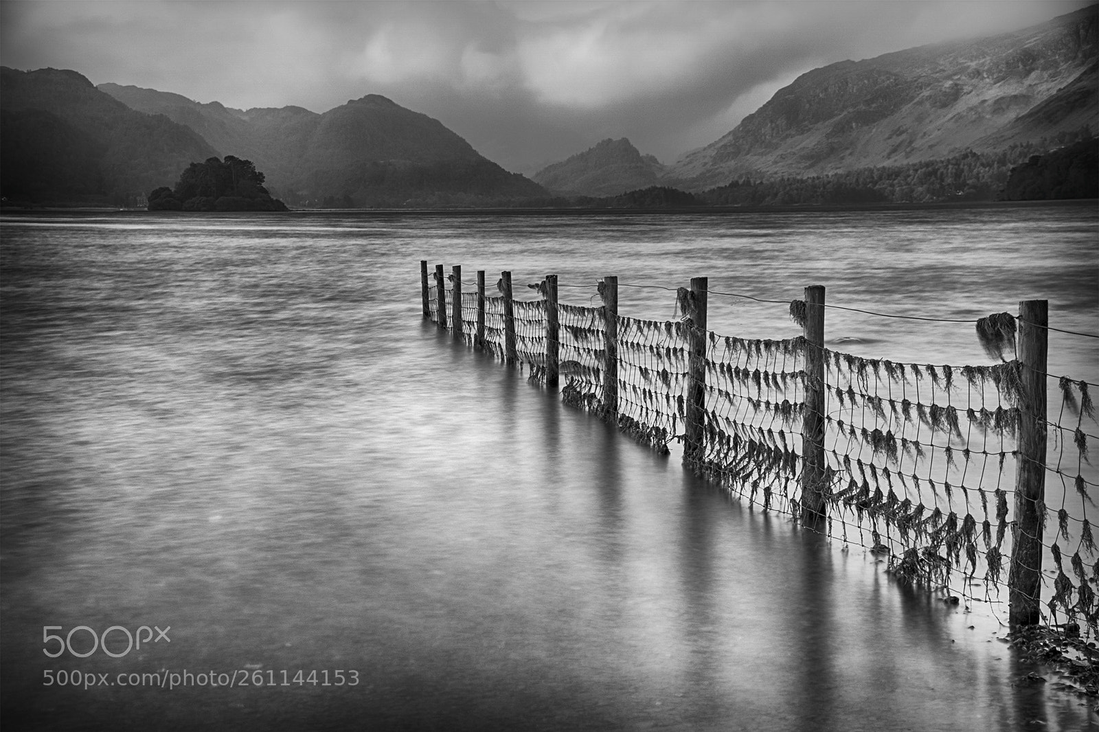 Sony a6500 sample photo. Derwent early morning mono photography