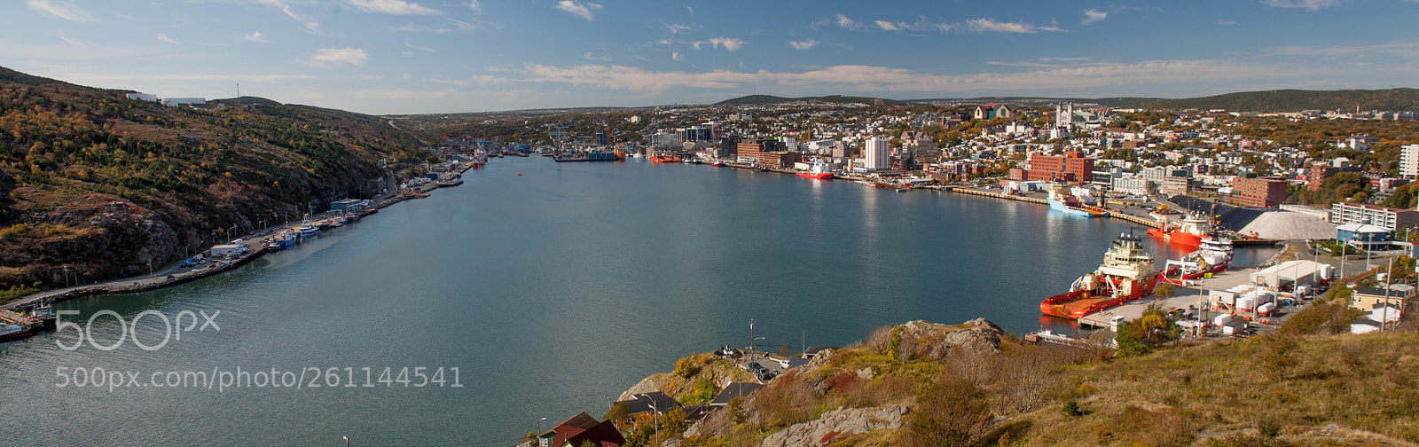 Canon EOS 5D sample photo. St johns hr pano photography