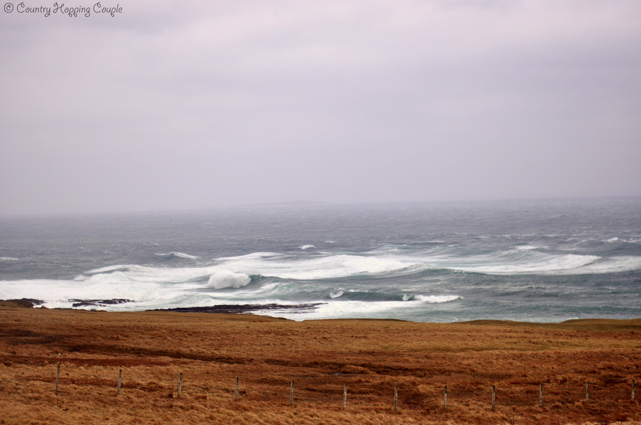 Nikon D90 + Nikon AF-S Nikkor 50mm F1.8G sample photo. Dunnethead thurso storm photography