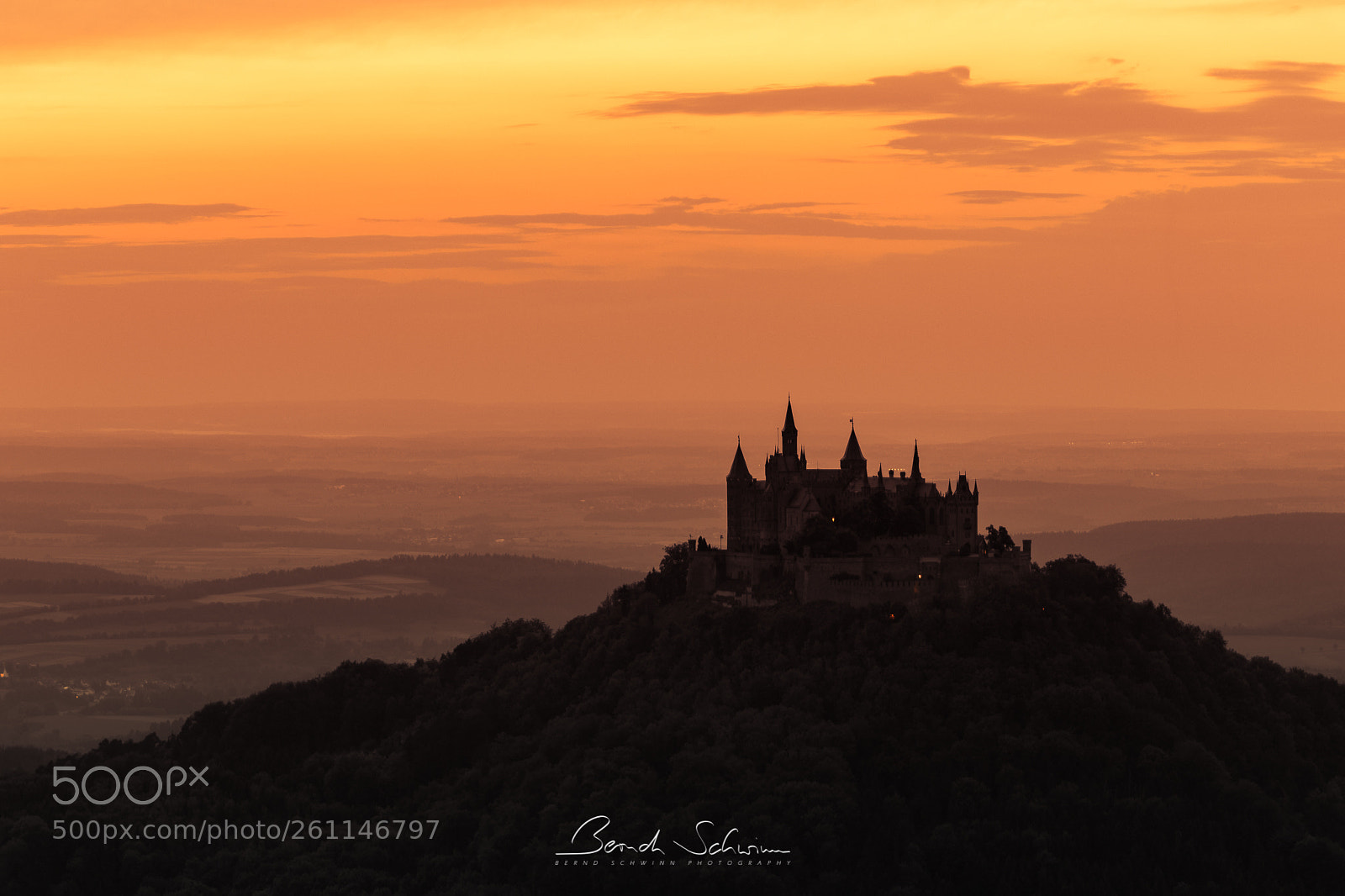 Canon EOS 7D Mark II sample photo. Sunset at castle hohenzollern photography