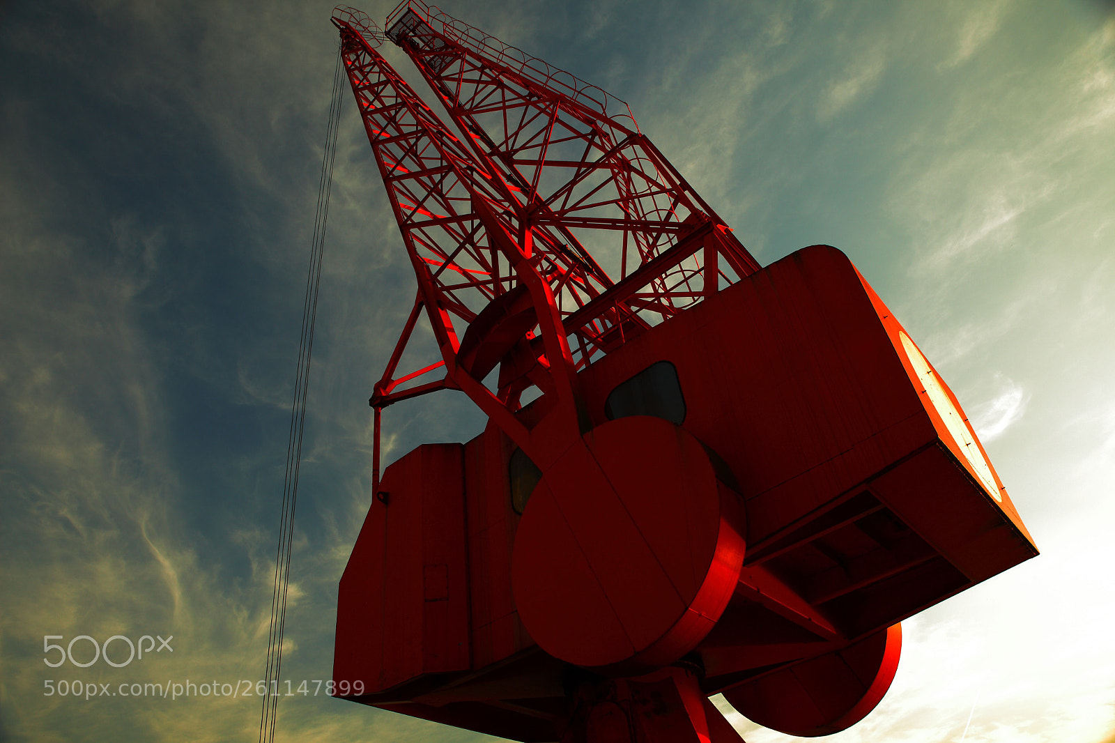 Canon EOS 5D Mark II sample photo. Kraan in haven photography