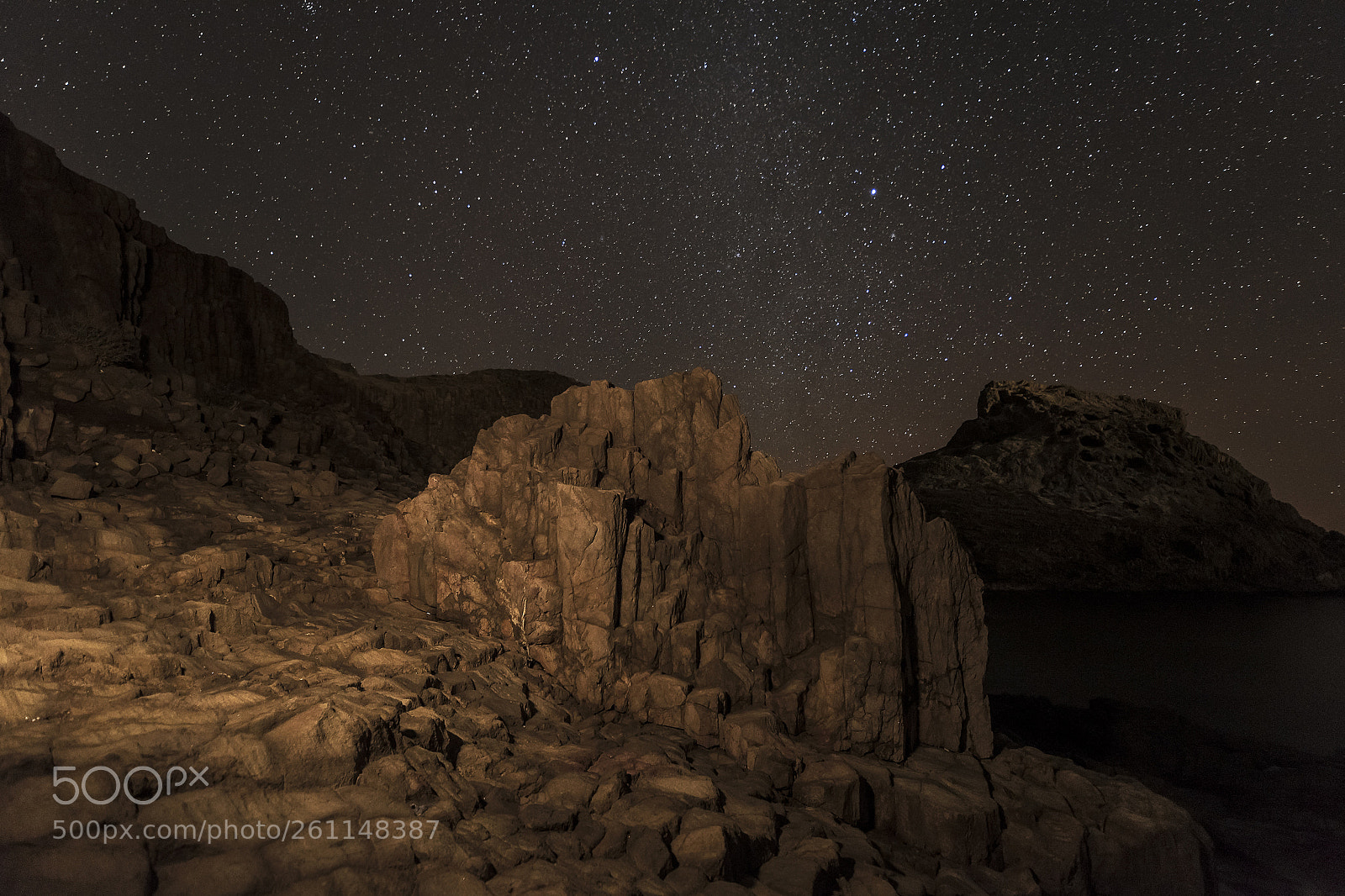 Nikon D750 sample photo. Stones in the night photography