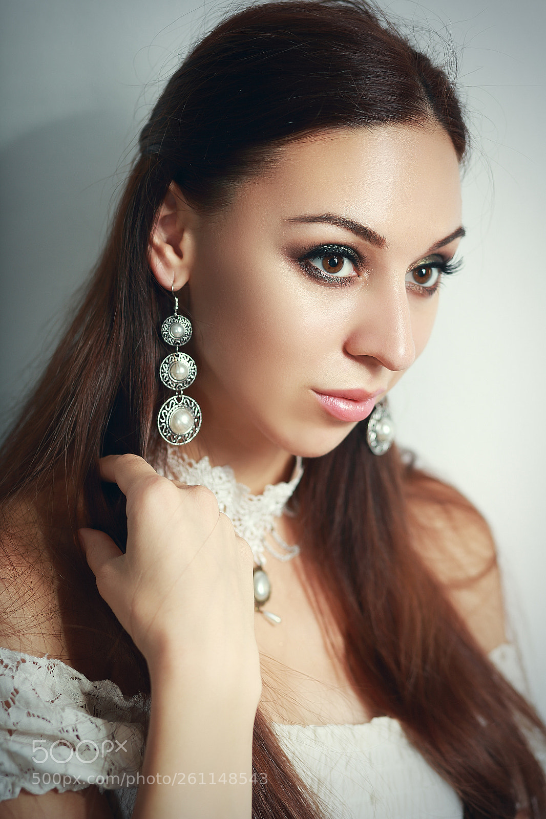 Canon EOS 6D sample photo. Brunette woman portrait photography