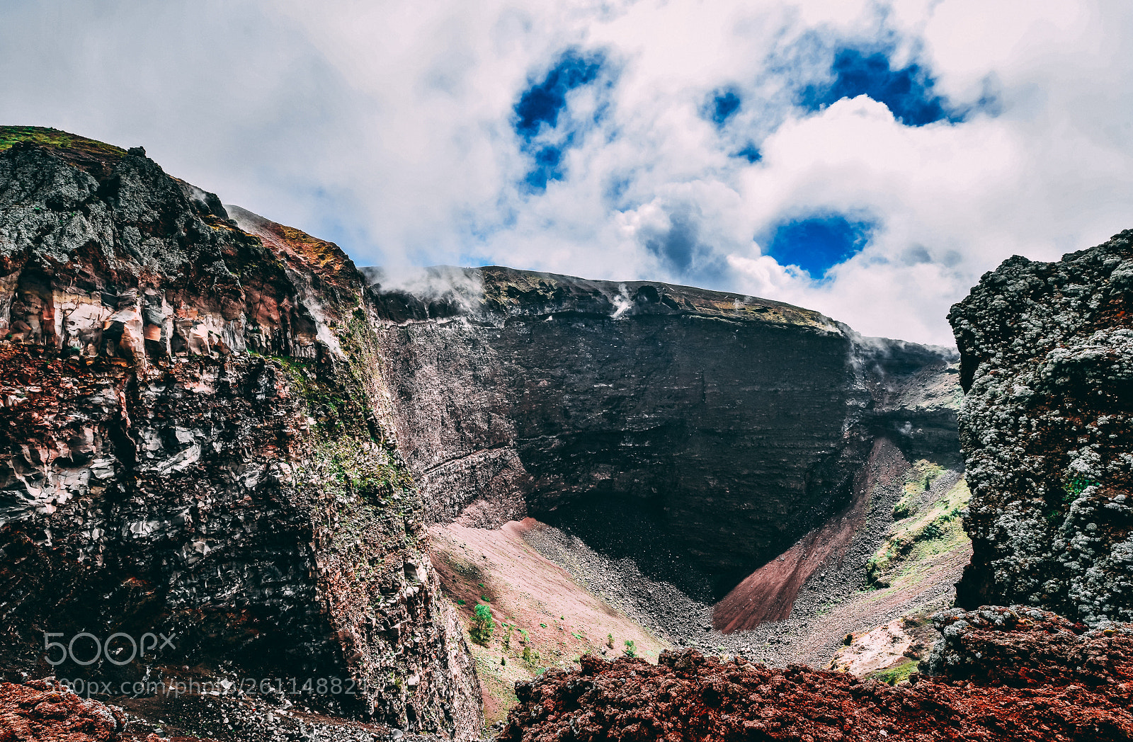 Nikon D850 sample photo. Vesuvio crater photography