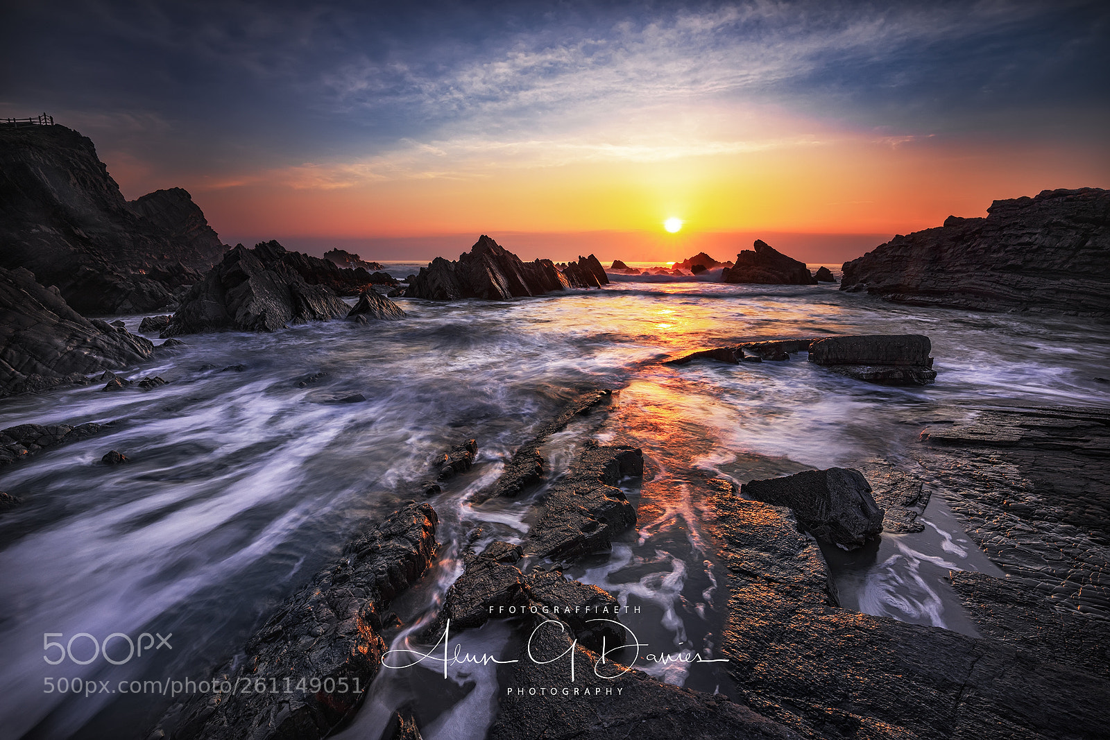 Sony a7R III sample photo. Hartland quay sunset photography