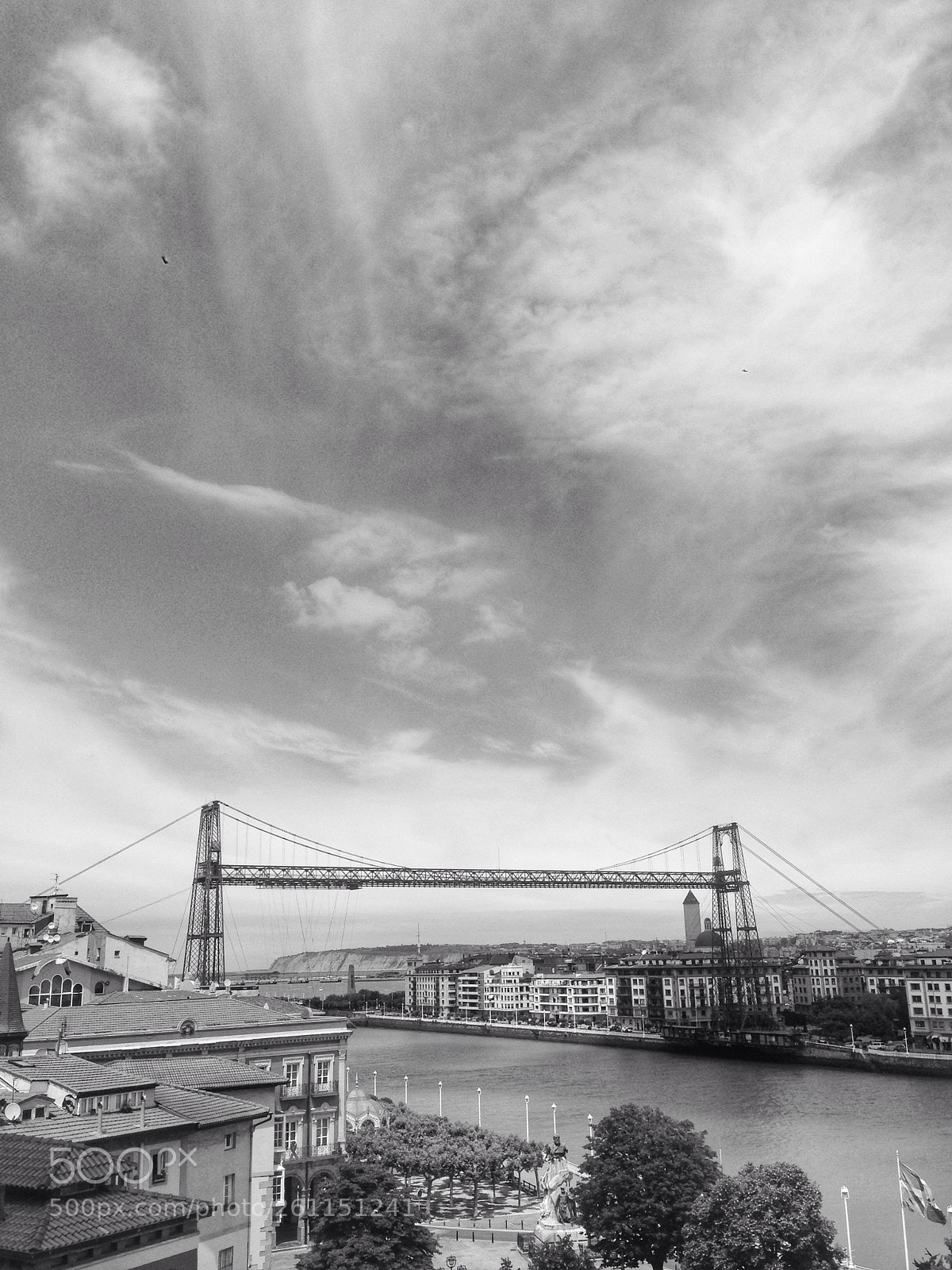 Apple iPhone 5 sample photo. Puente colgante de bizkaia photography