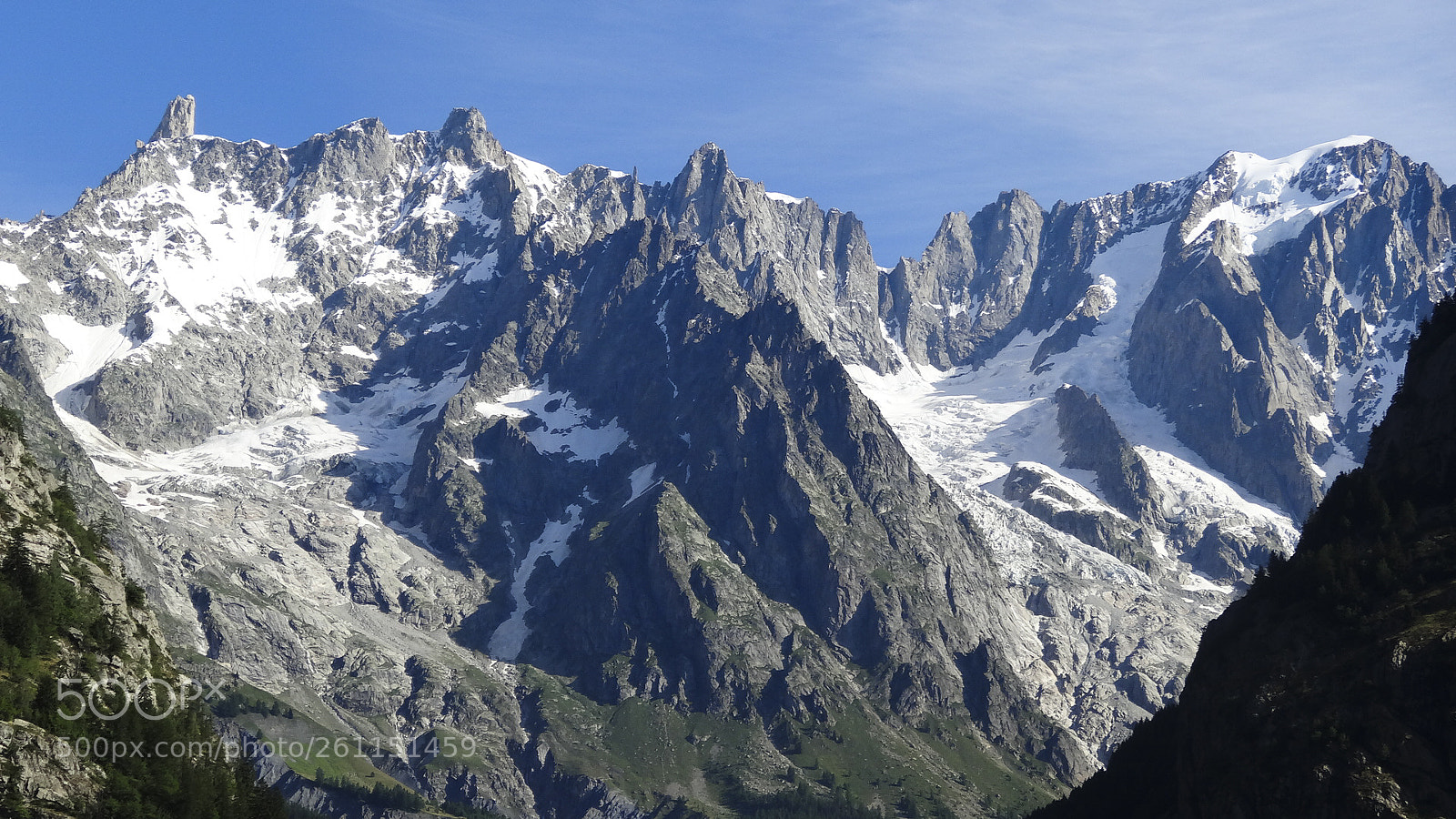 Sony Cyber-shot DSC-HX20V sample photo. Mont blanc photography