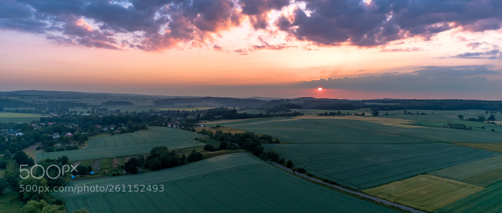 DJI FC6310 sample photo. Sundown photography