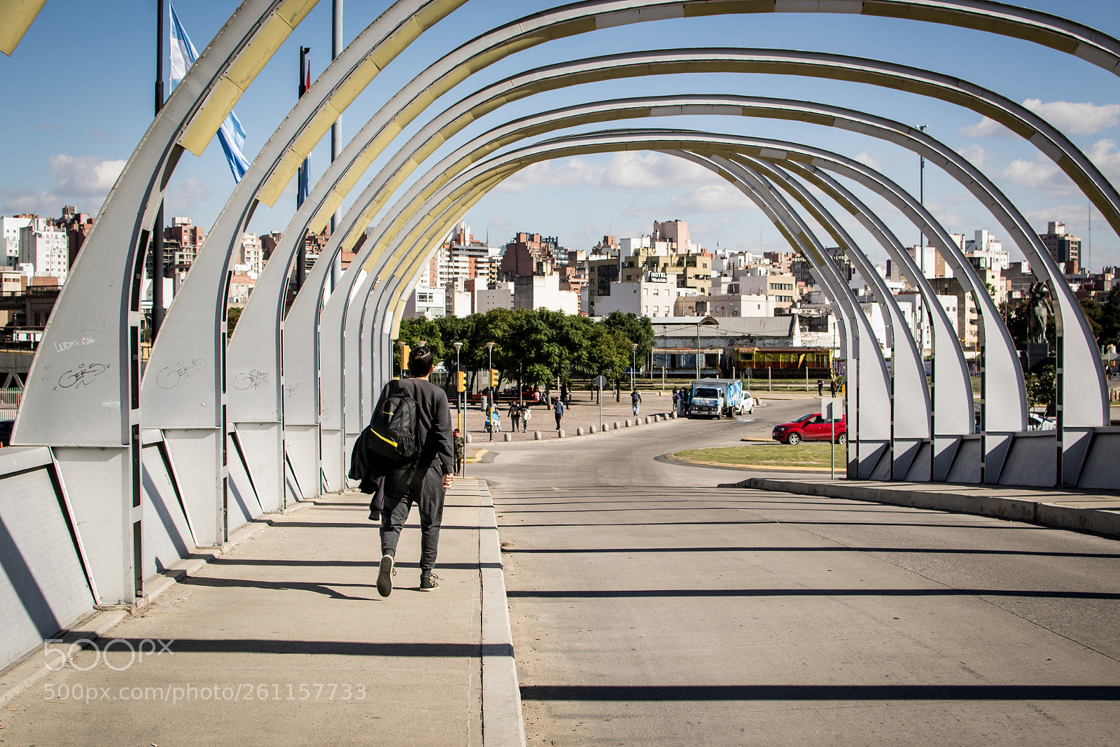 Nikon D3100 sample photo. Trough te bridge photography
