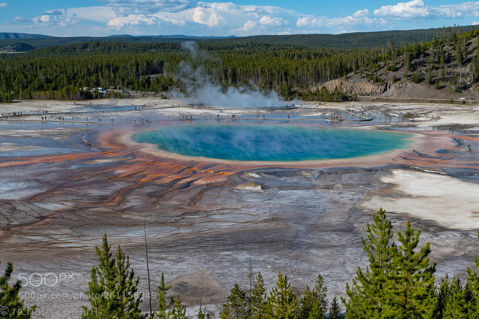 Nikon D850 sample photo. Grand prismatic yellowstons np photography