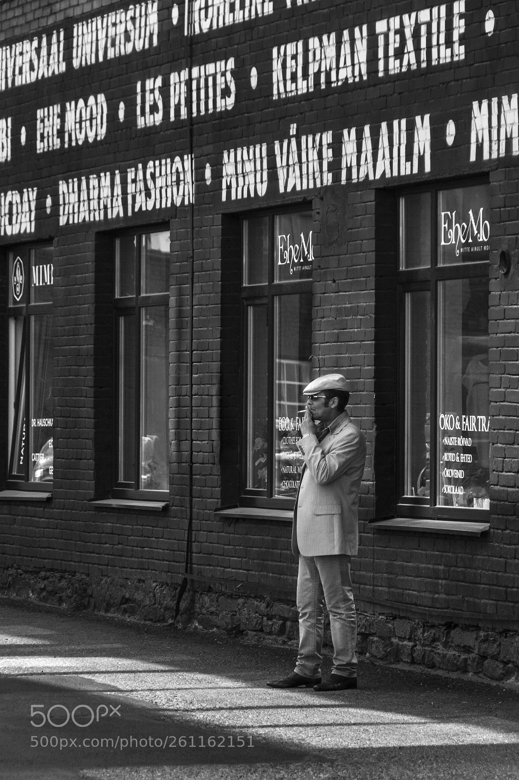 Nikon D3100 sample photo. Smoking man photography