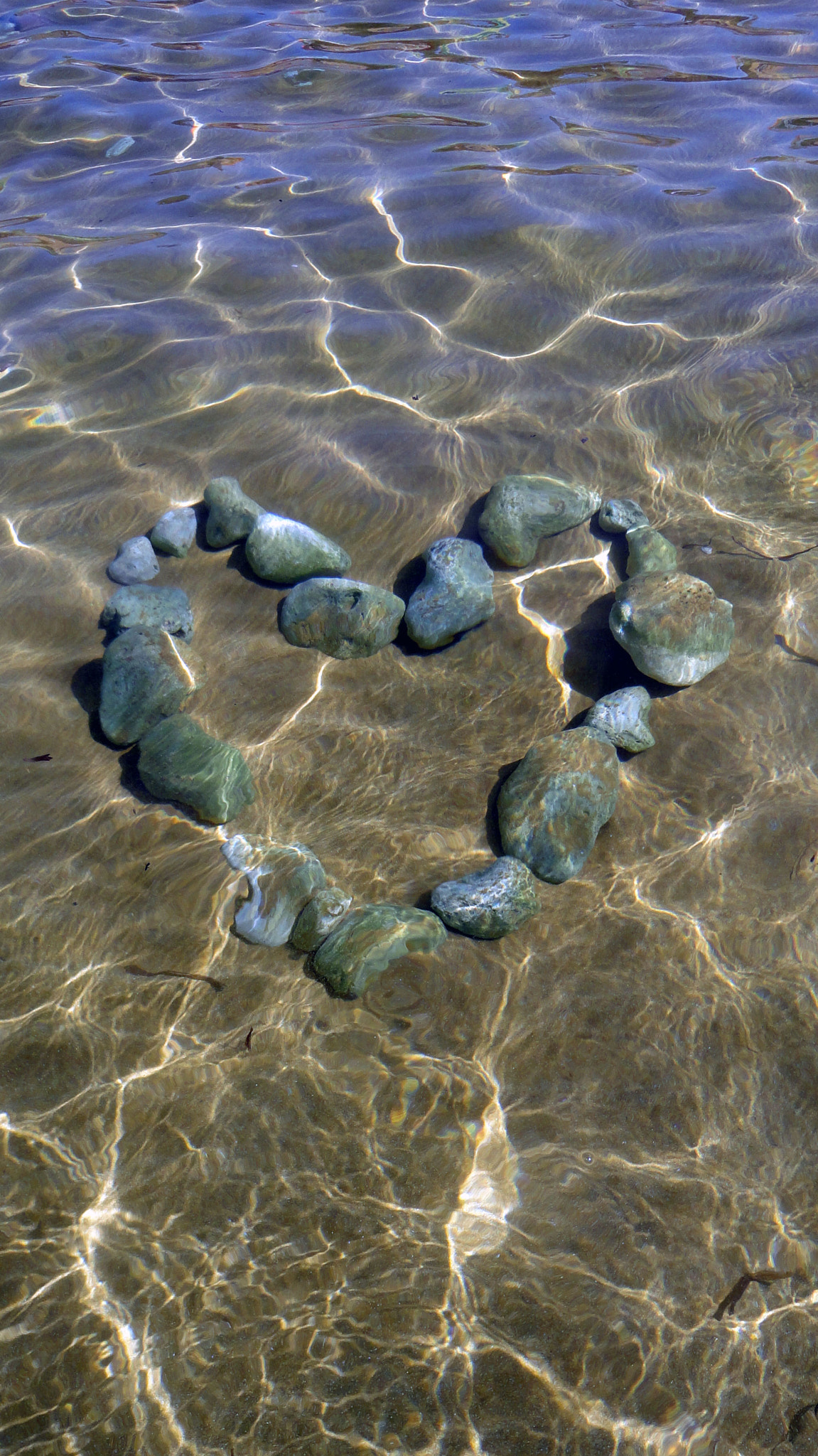 Sony DSC-W380 sample photo. Heart in the sea photography