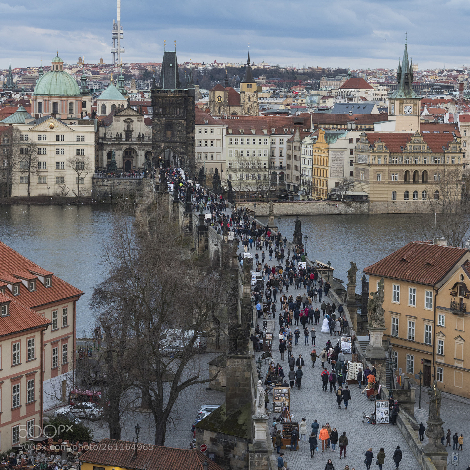Nikon D810 sample photo. Tourists walking on charles photography