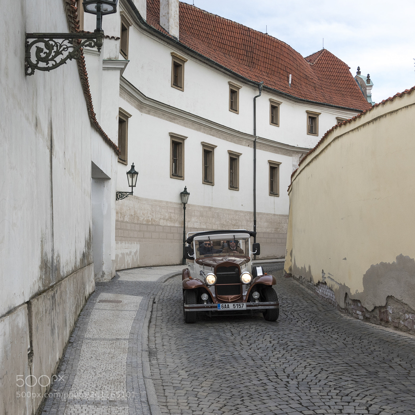 Nikon D810 sample photo. Vintage car on street photography