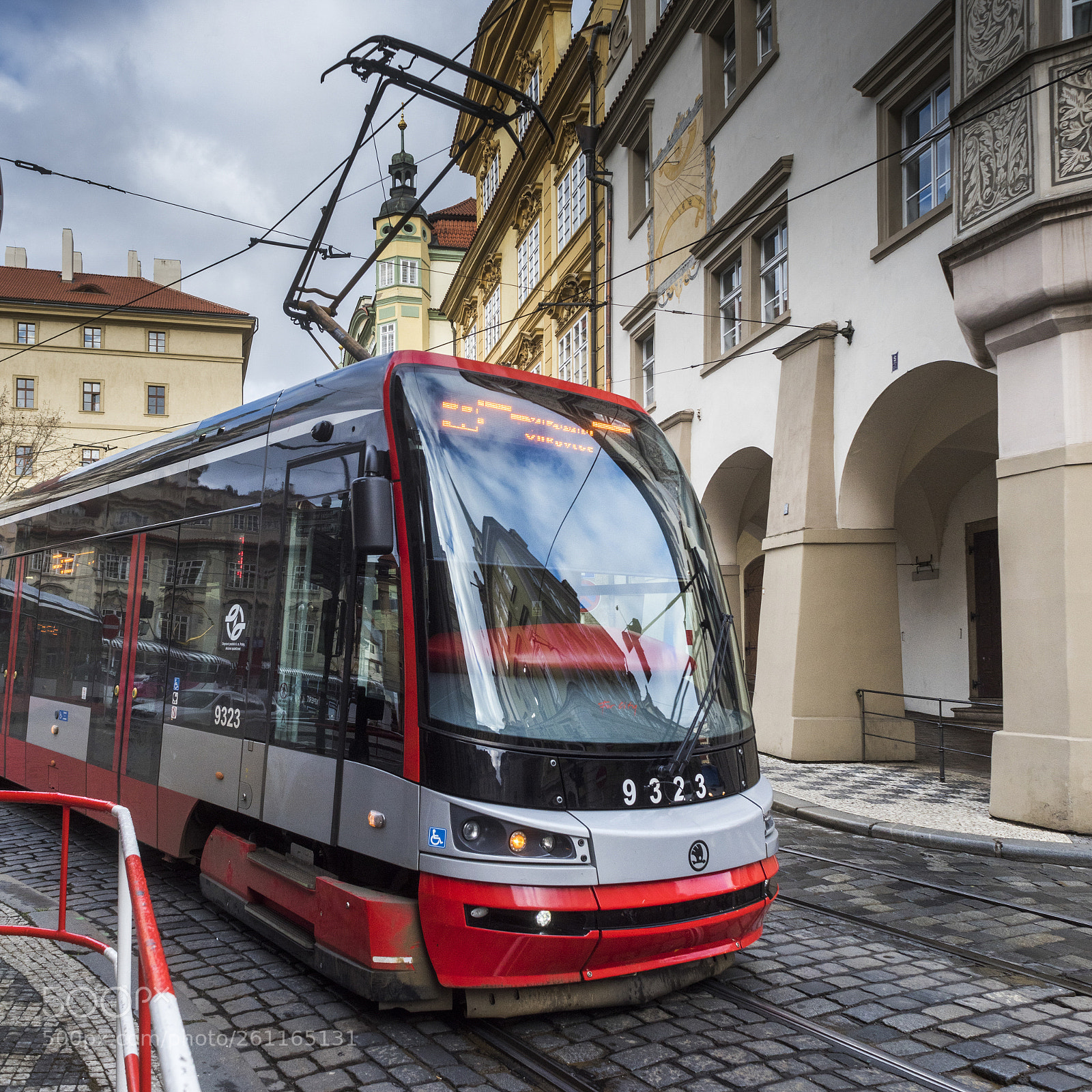 Nikon D810 sample photo. Tram moving on city photography