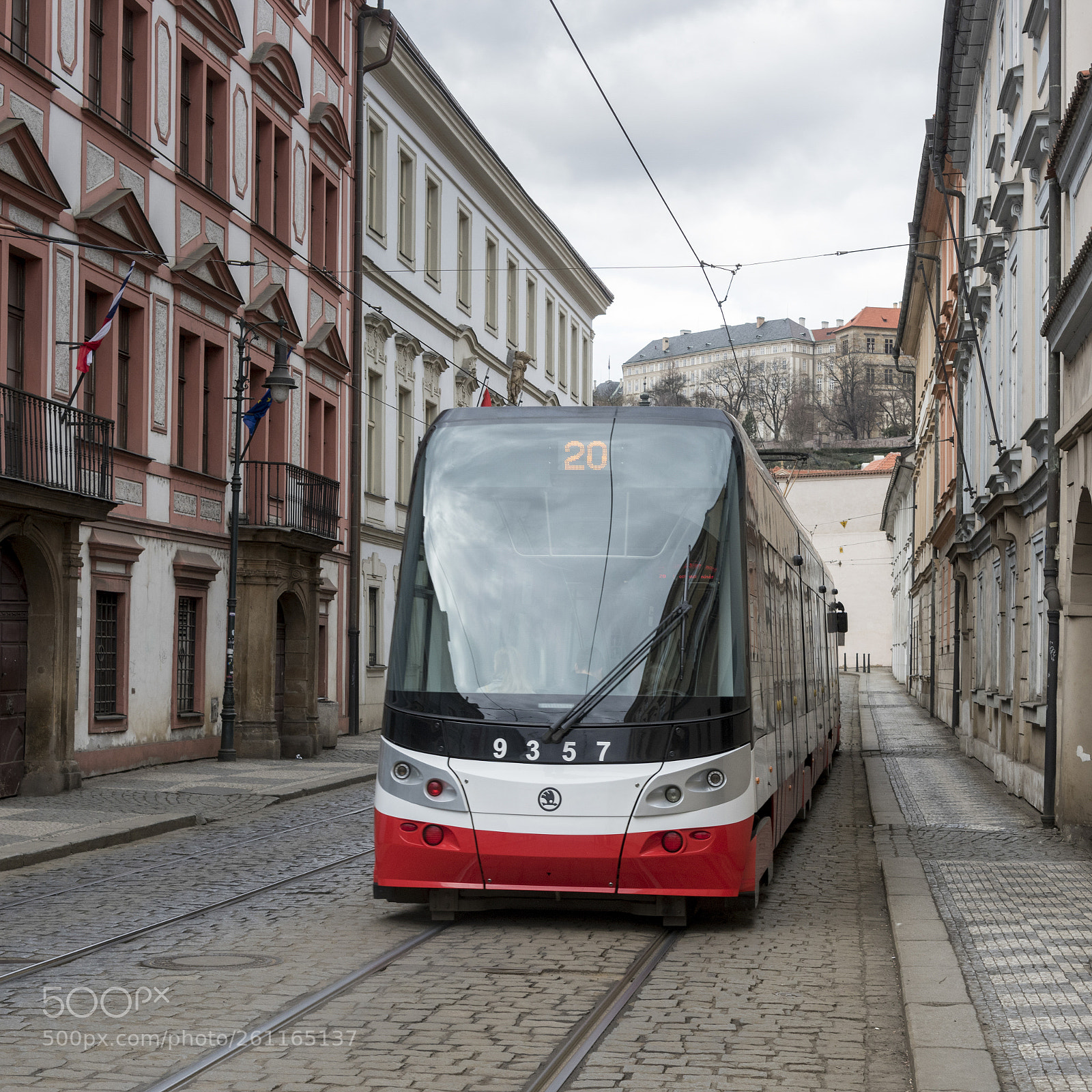 Nikon D810 sample photo. Tram moving on city photography