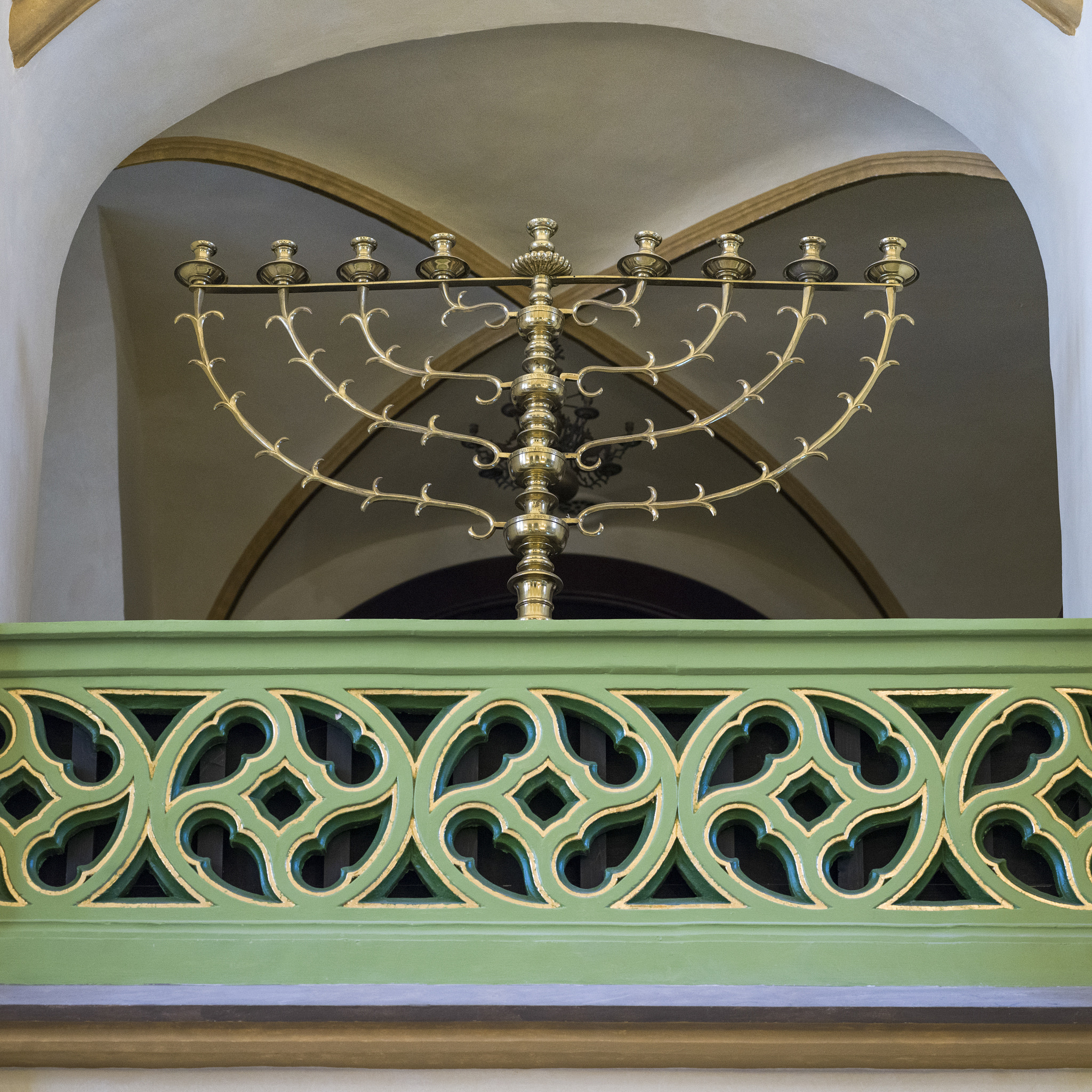 Hasselblad X1D-50c sample photo. Menorah in maisel synagogue, prague, czech republic photography
