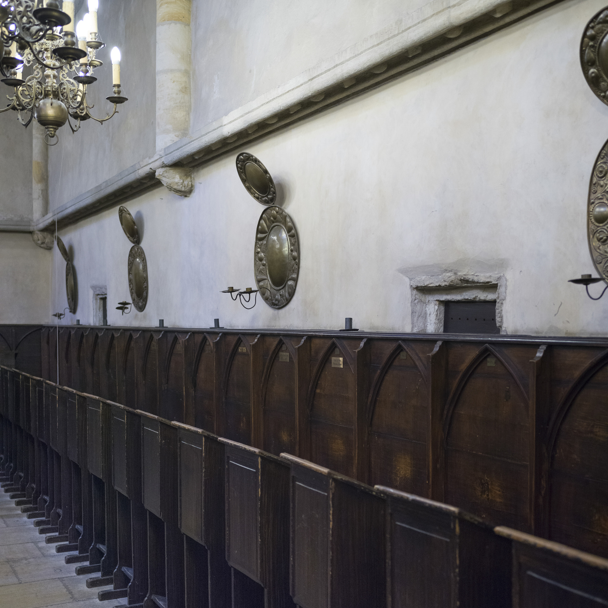 Hasselblad X1D-50c sample photo. Pews in a synagogue, prague, czech republic photography