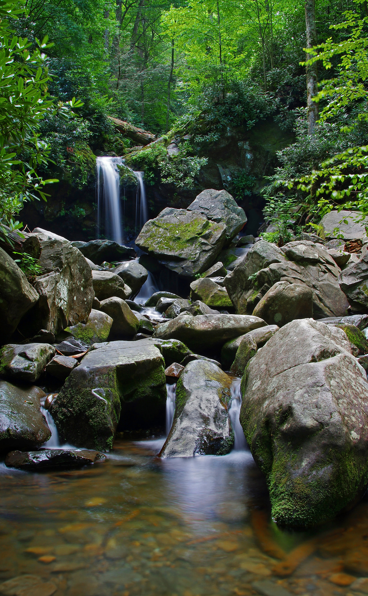 Pentax K-5 II sample photo. Grotto falls lower level photography