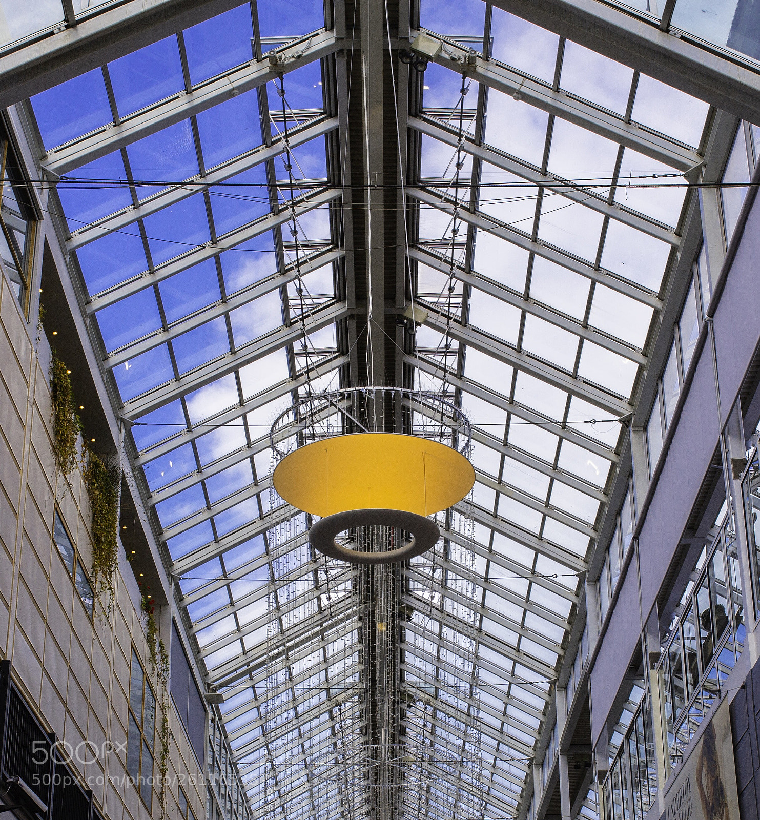 Canon EOS 6D sample photo. Glass ceiling with light  photography