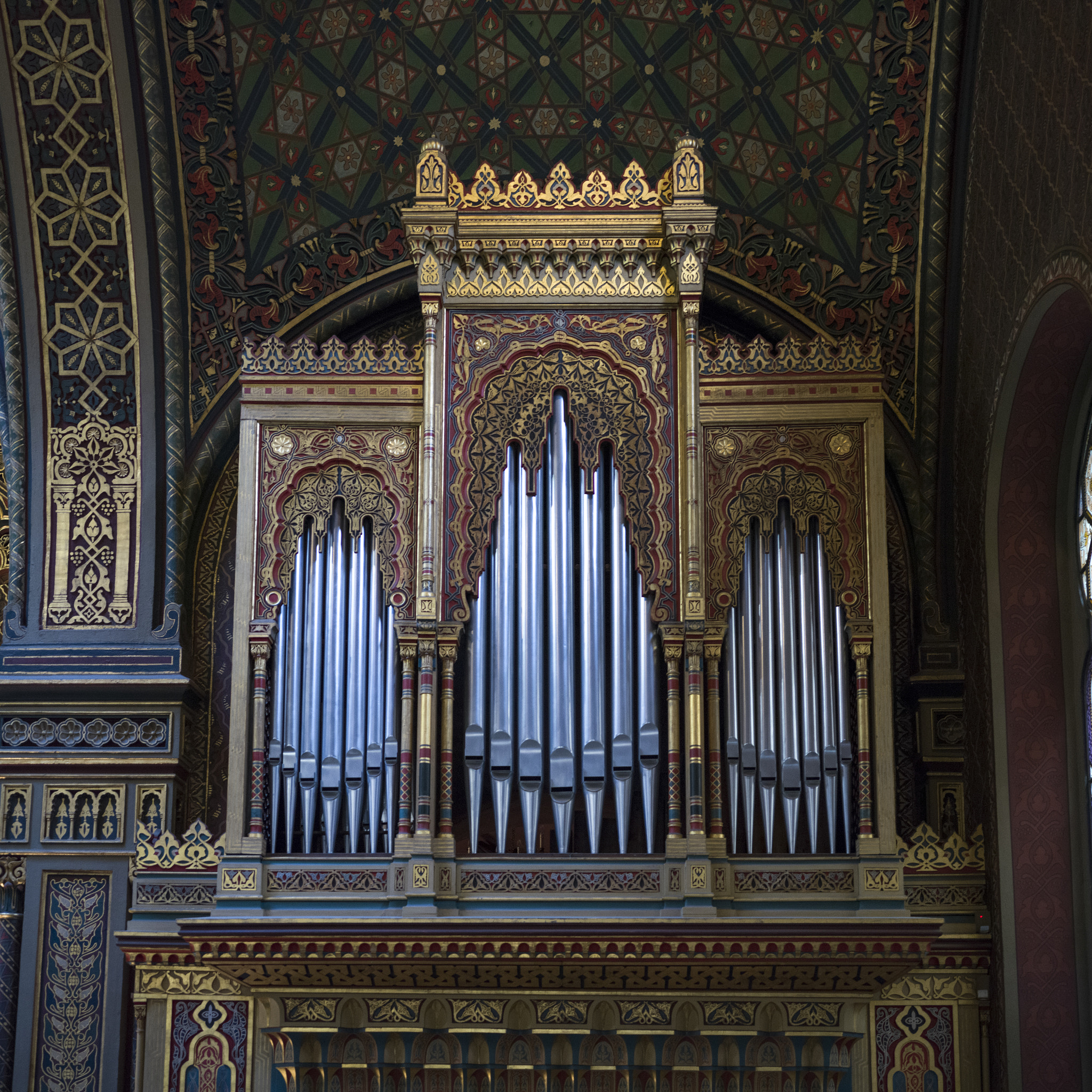 Hasselblad X1D-50c sample photo. Pipe organs in spanish synagogue, jewish quarter, prague, czech photography