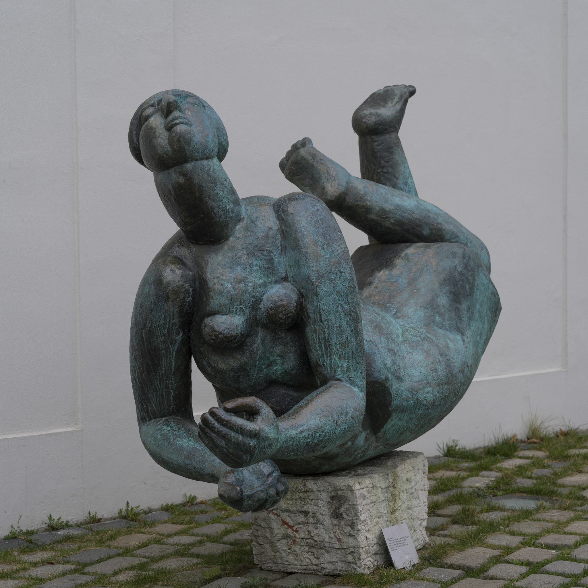 Hasselblad X1D-50c sample photo. Close-up of a statue, museum kampa, prague, czech republic photography