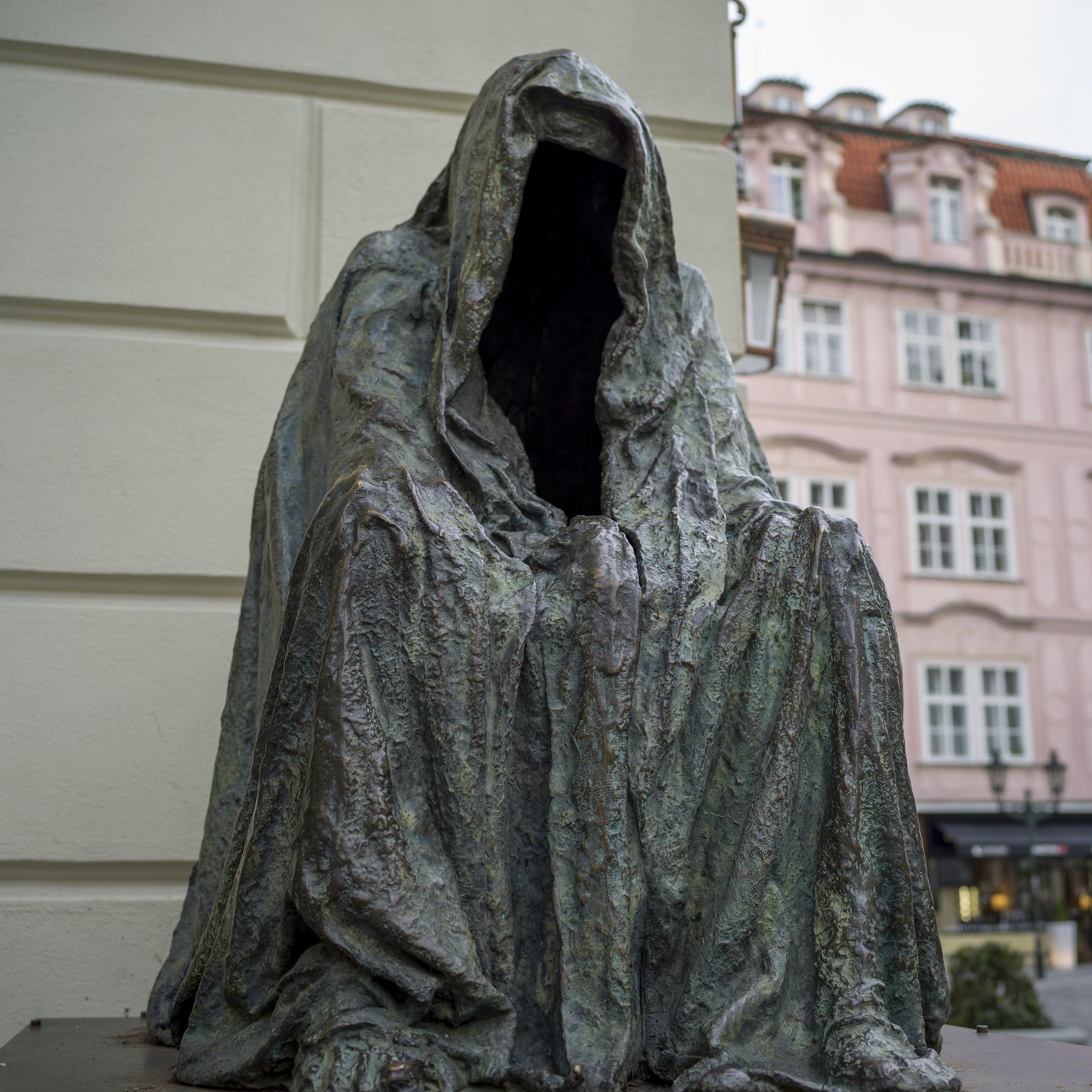 Hasselblad X1D-50c sample photo. Close-up of a statue at old town square, old town, prague, czech photography
