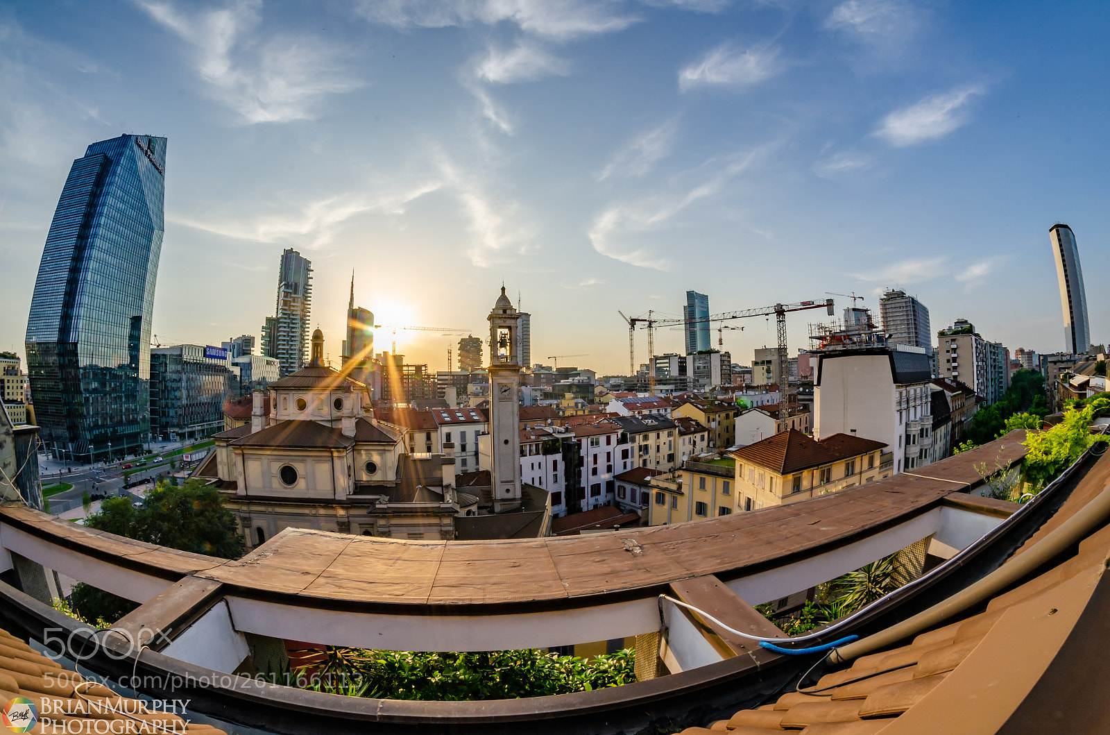 Nikon D7000 sample photo. Milan skyline photography