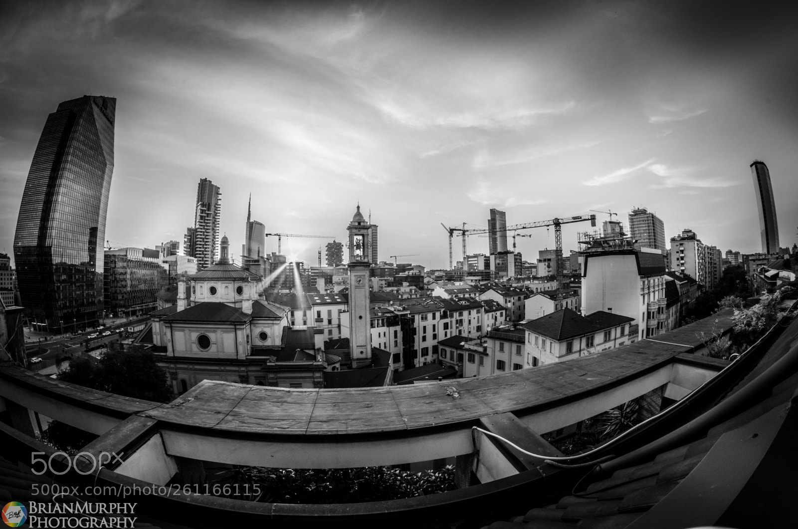 Nikon D7000 sample photo. Milan skyline photography