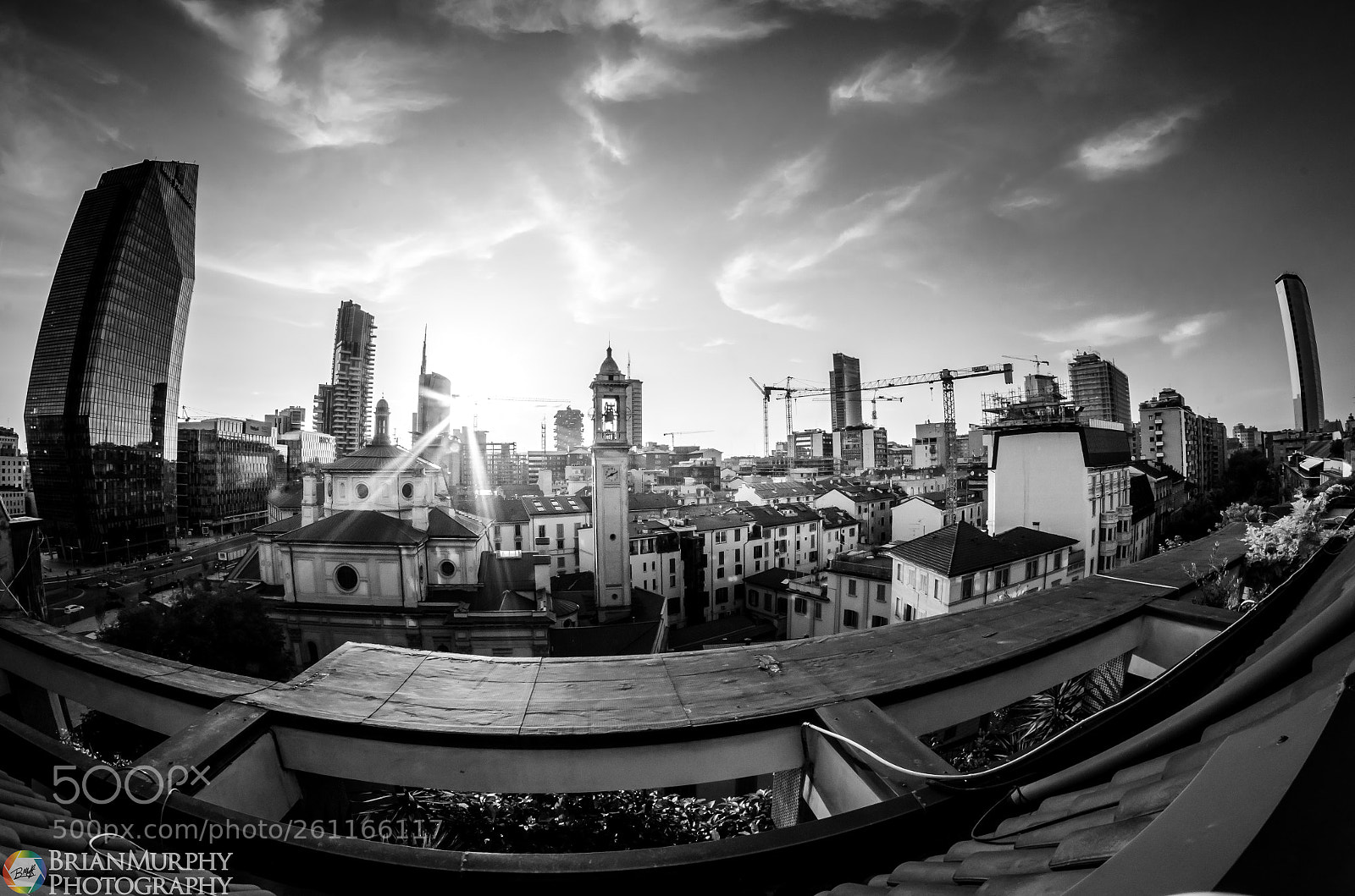 Nikon D7000 sample photo. Milan skyline photography