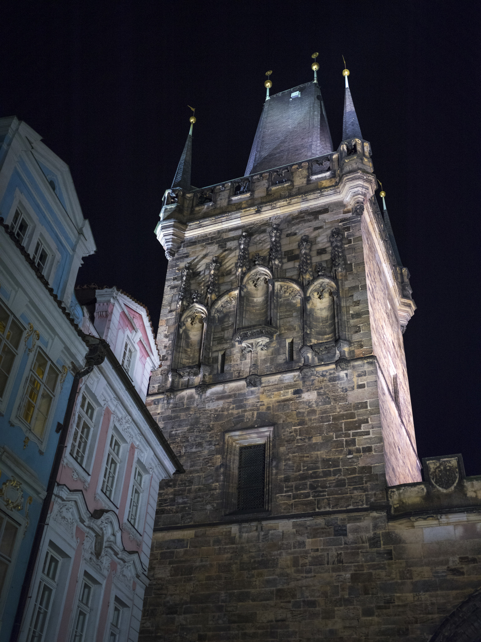Hasselblad X1D-50c sample photo. Low angle view of old town bridge tower at charles bridge, pragu photography