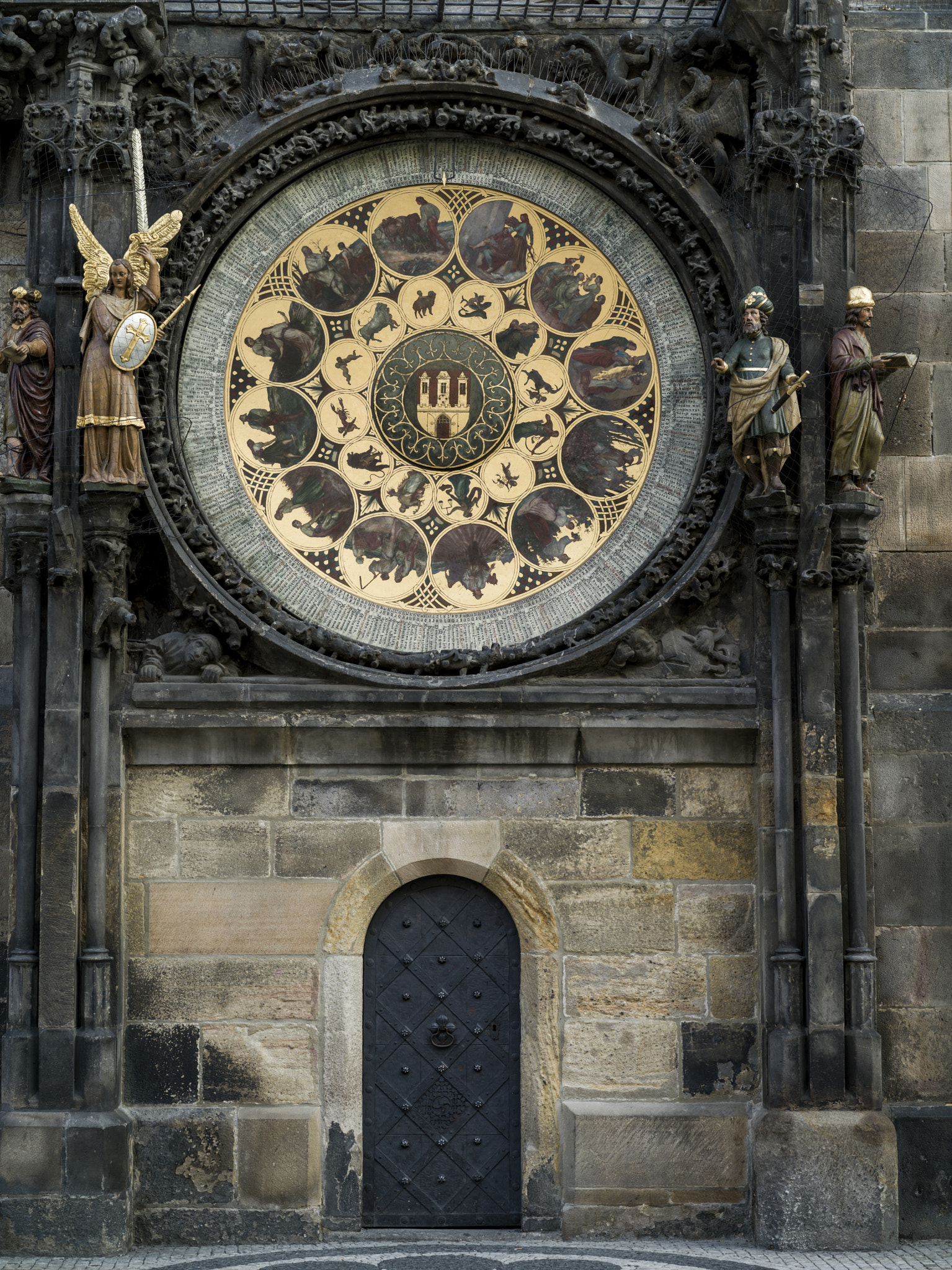 Hasselblad X1D-50c sample photo. View of the calendar plate of the prague astronomical clock at o photography