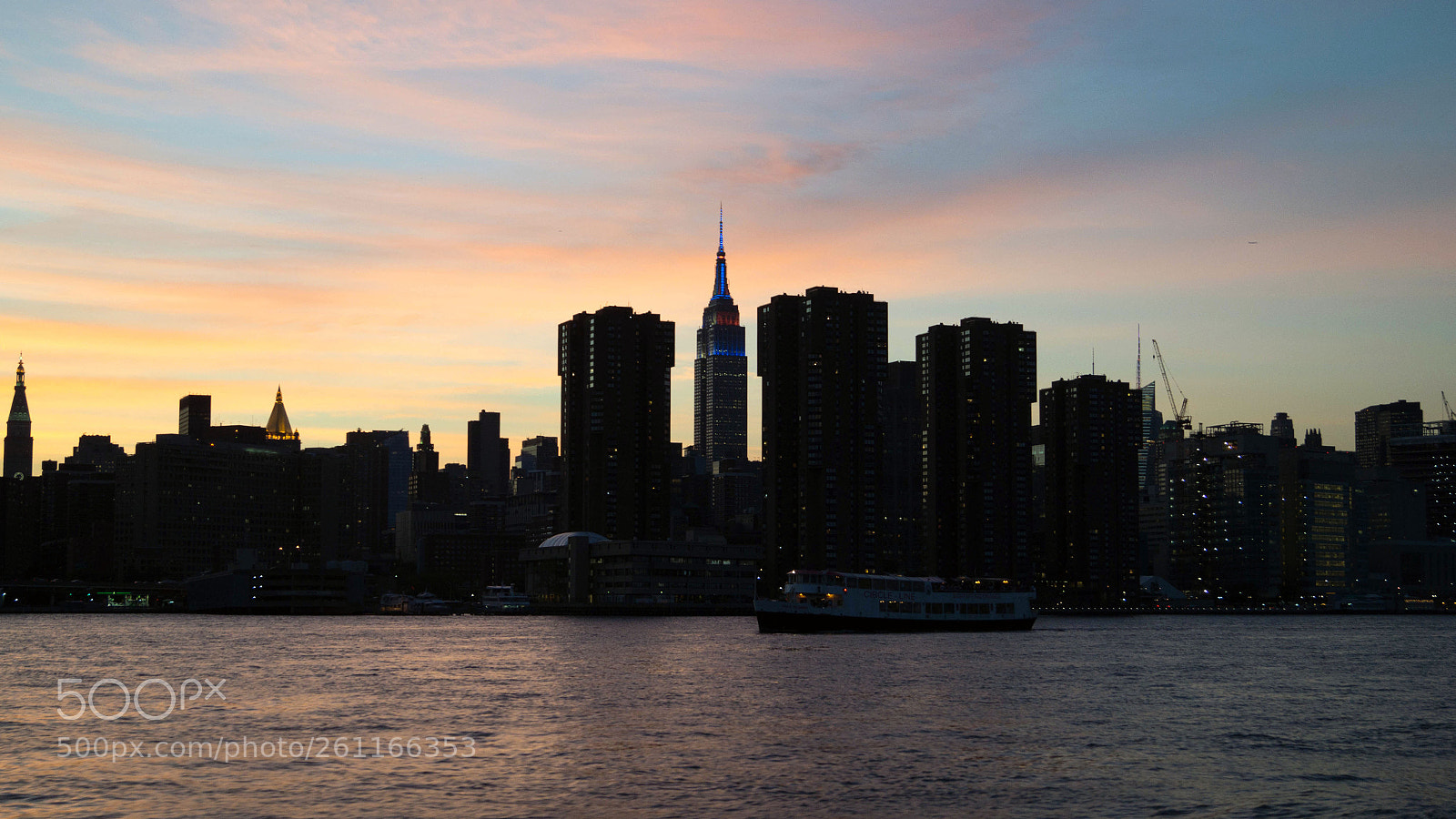 Sony SLT-A58 sample photo. New york sunset photography
