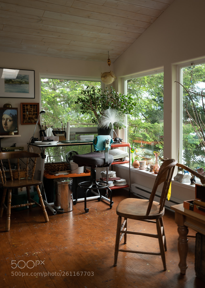 Nikon D850 sample photo. Artist's studio photography