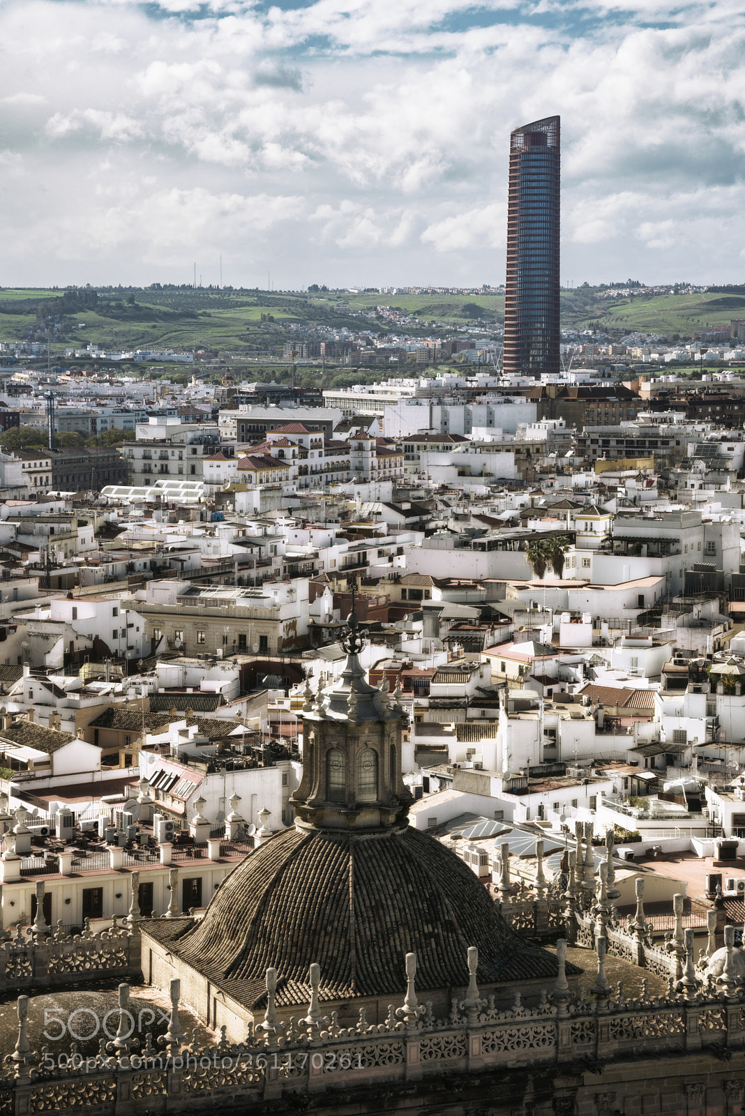 Nikon D610 sample photo. Sevillian sky photography