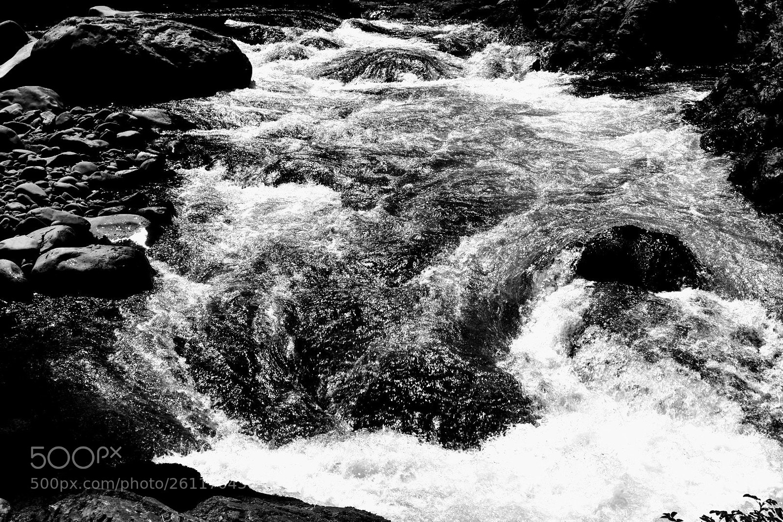 Nikon D3400 sample photo. Rapids in black photography