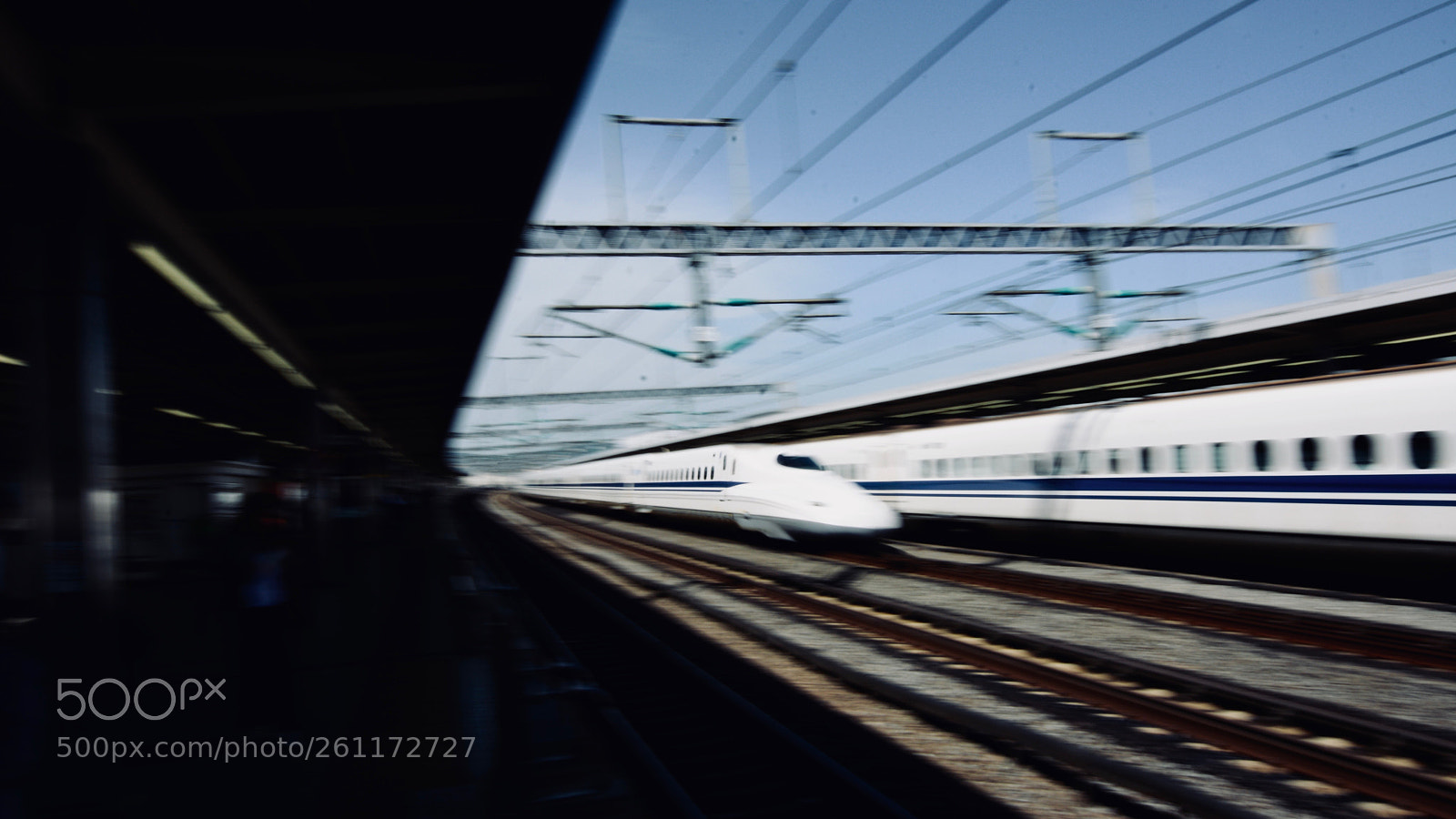 Nikon D7100 sample photo. Panning a bullet train photography