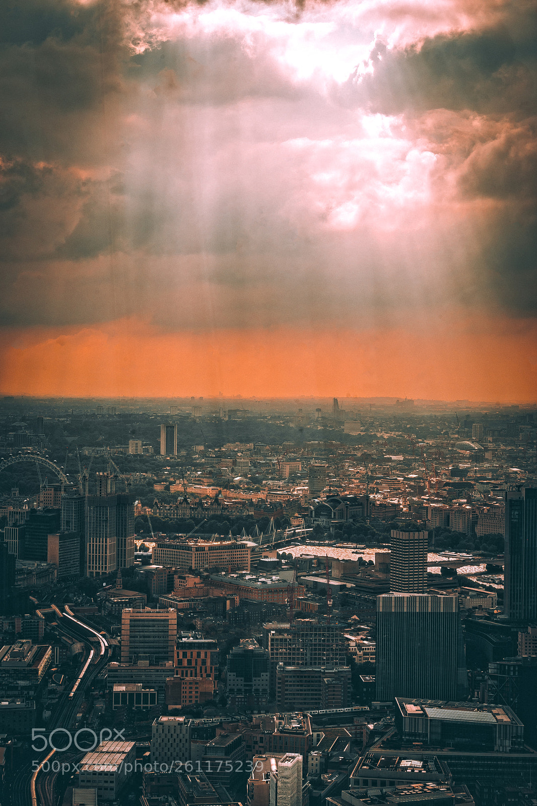 Sony a7 sample photo. London from above photography